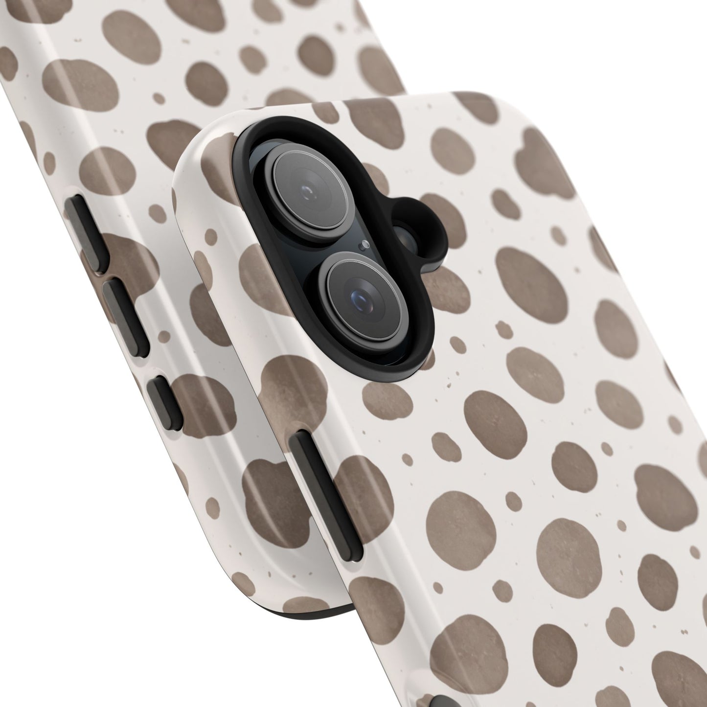 Taupe Dalmatian - iPhone Case