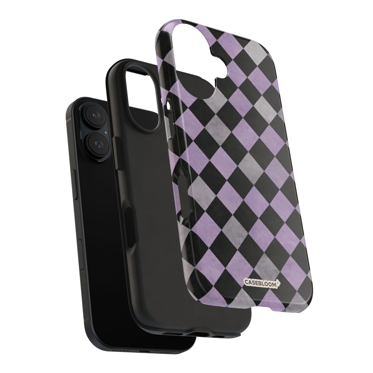 Lilac Argyle - iPhone Case
