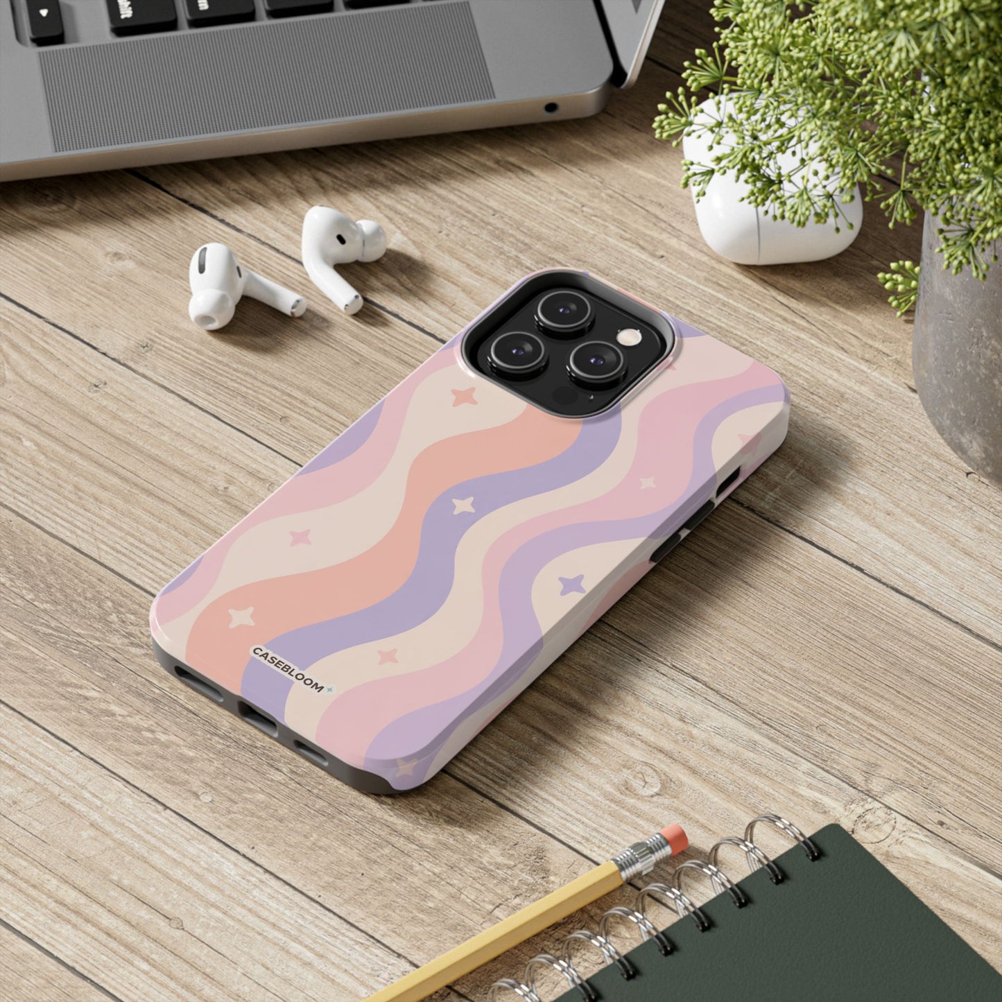 Pastel Stars Flow - iPhone Case
