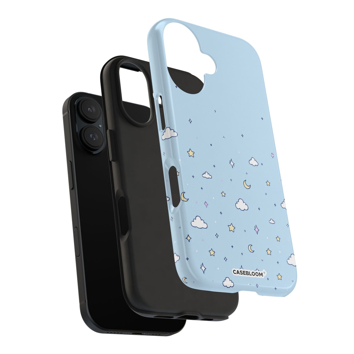 Celeste Moon Clouds - iPhone Case