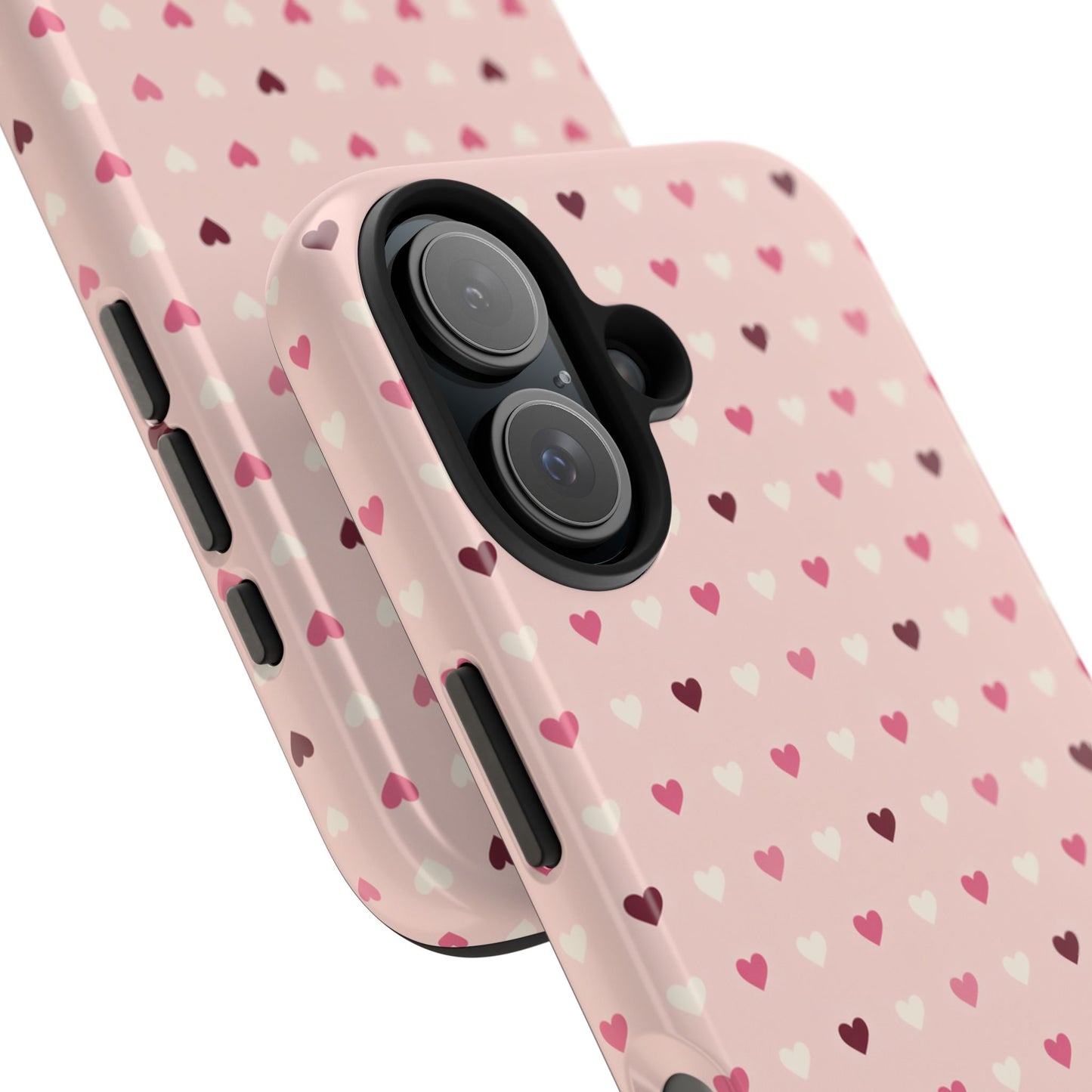 Rosy Dots Heats - iPhone Case