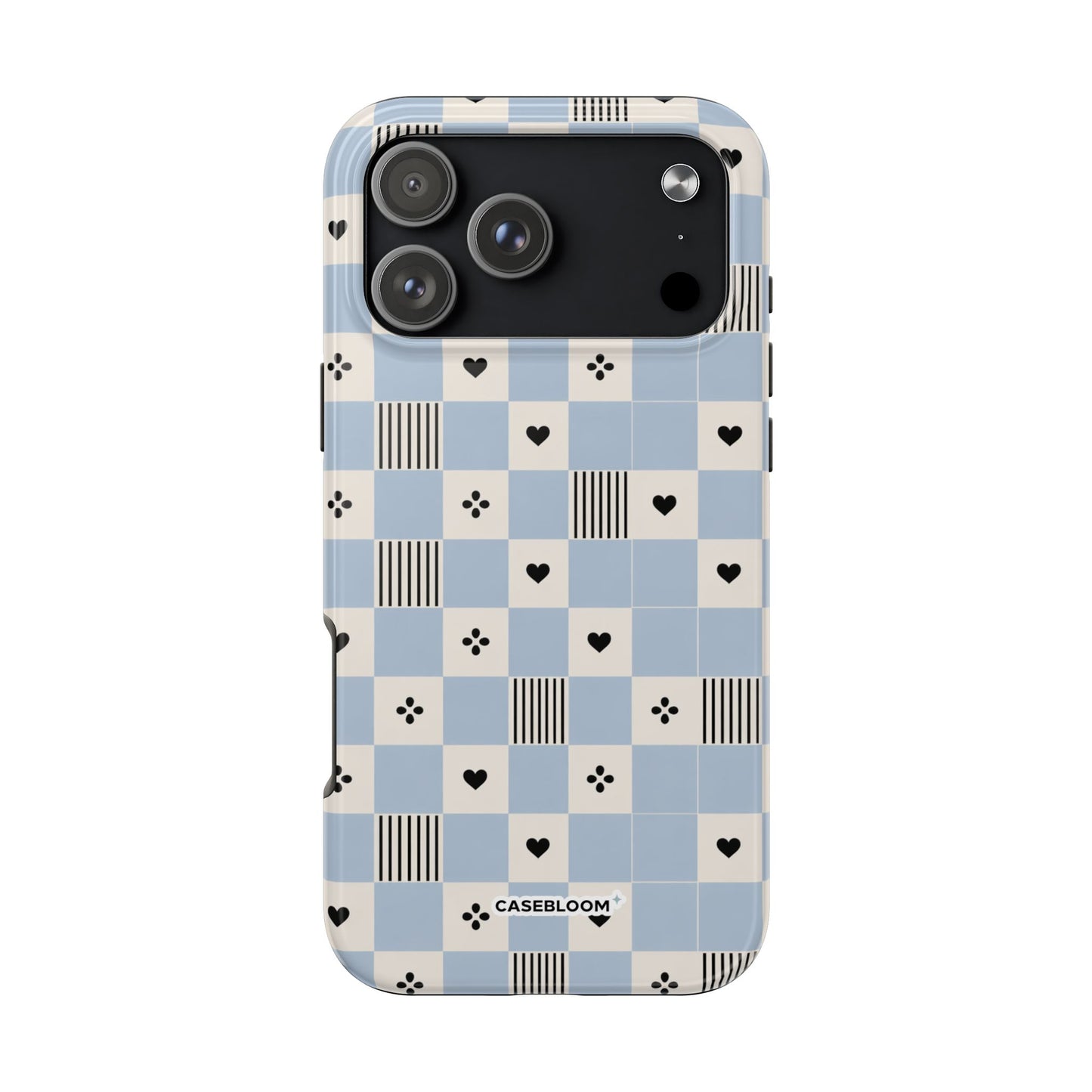 Powder Blue Heart - iPhone Case