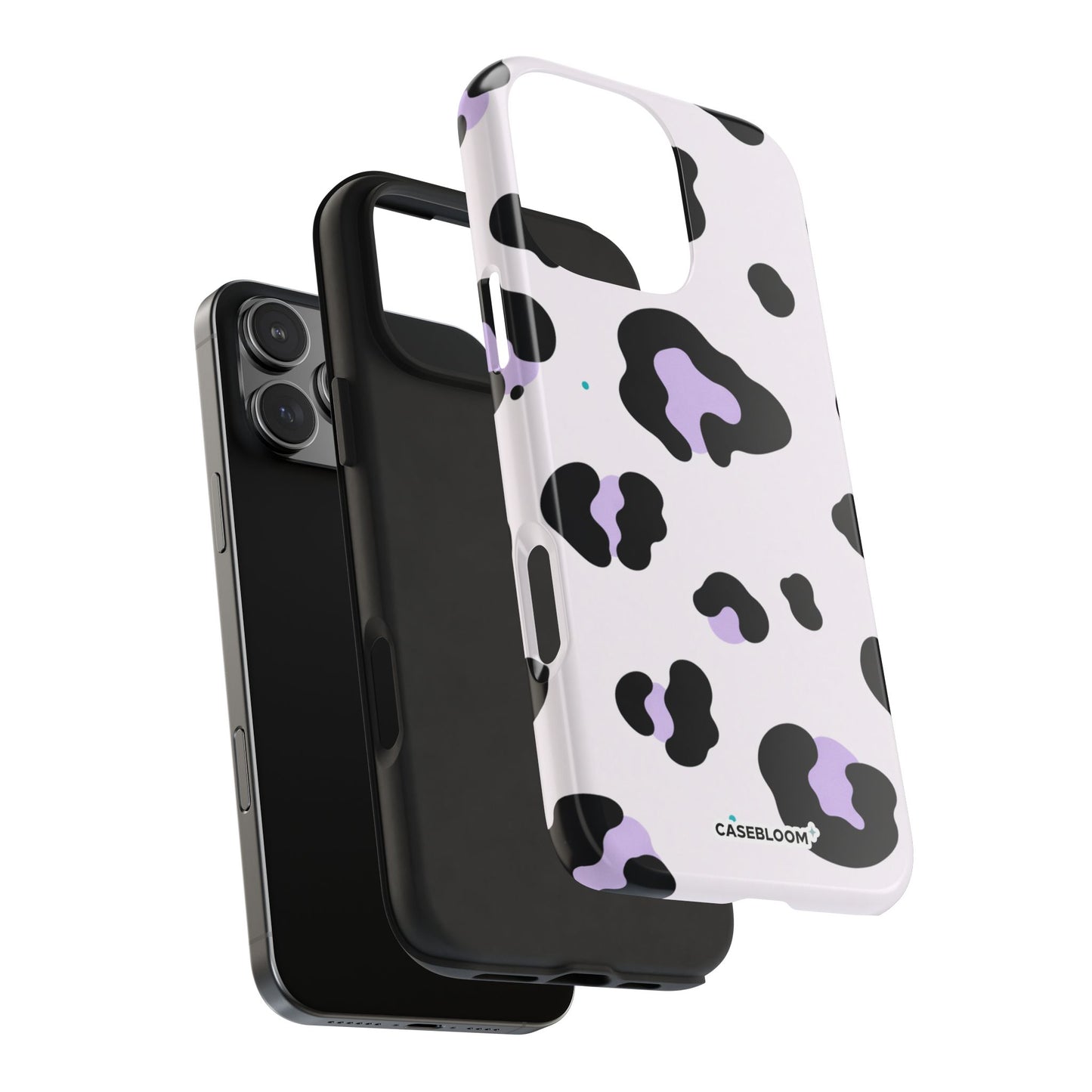 Lilac Leopard - iPhone Case