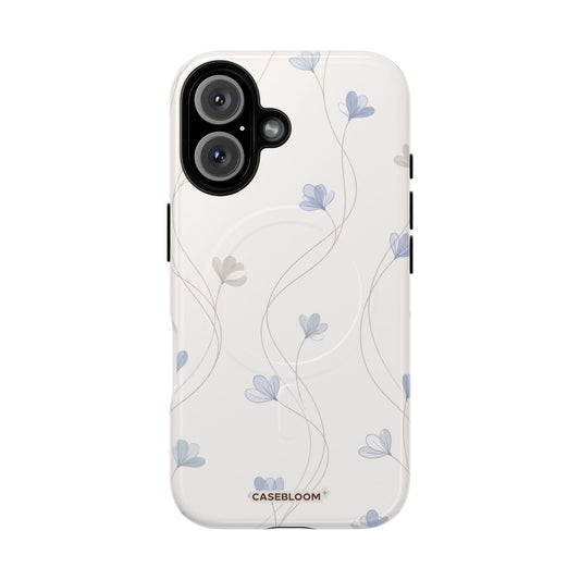 Blue Petal Vine - iPhone Case