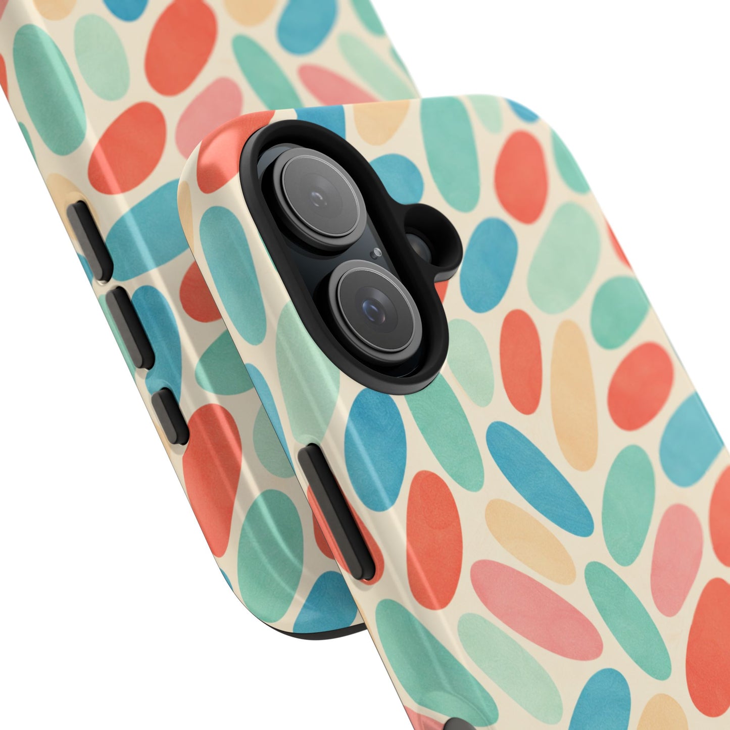 Retro Pebbles - iPhone Case