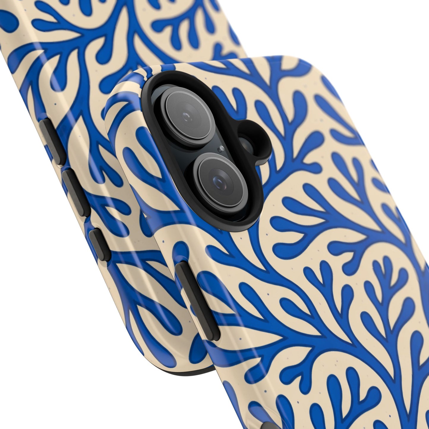 Blue Coral Coastal - iPhone Case