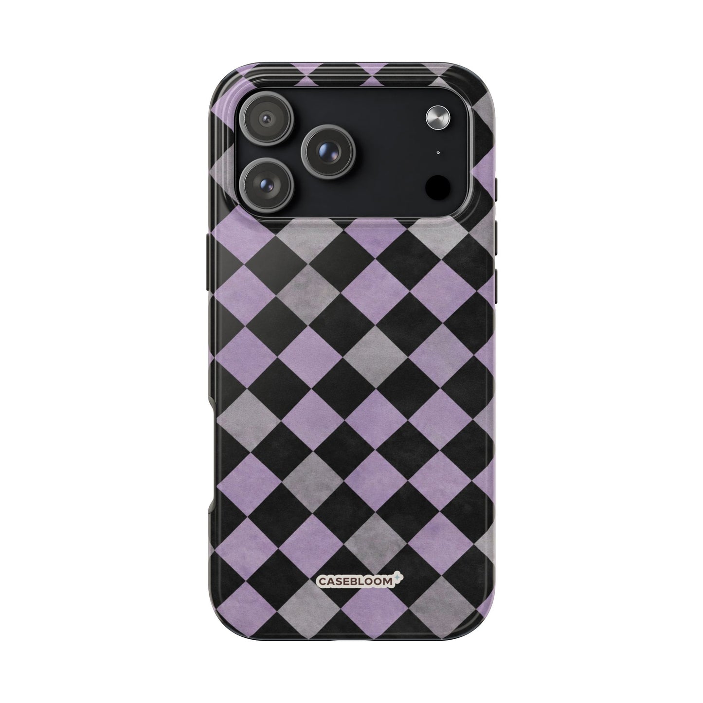 Lilac Argyle - iPhone Case