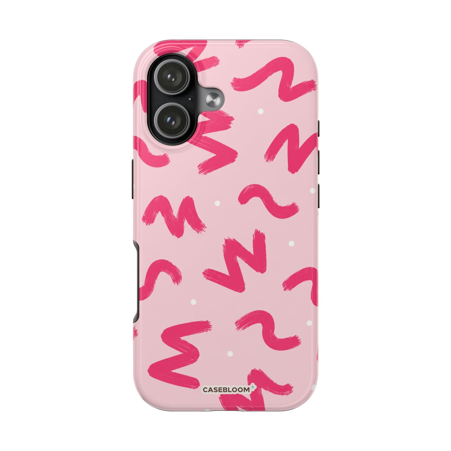 Bubblegum Squiggle - iPhone Case