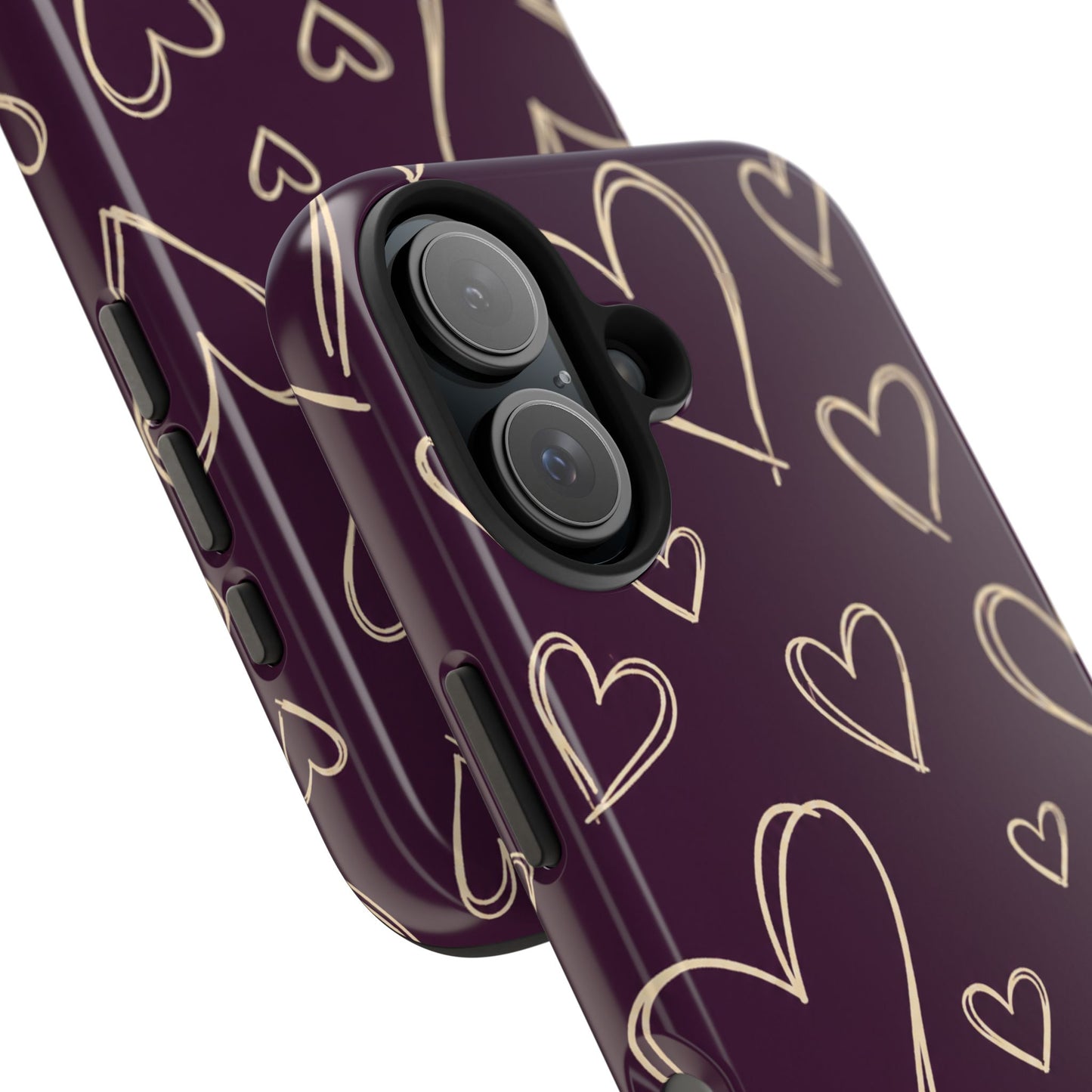 Velvet Hearts - iPhone Case