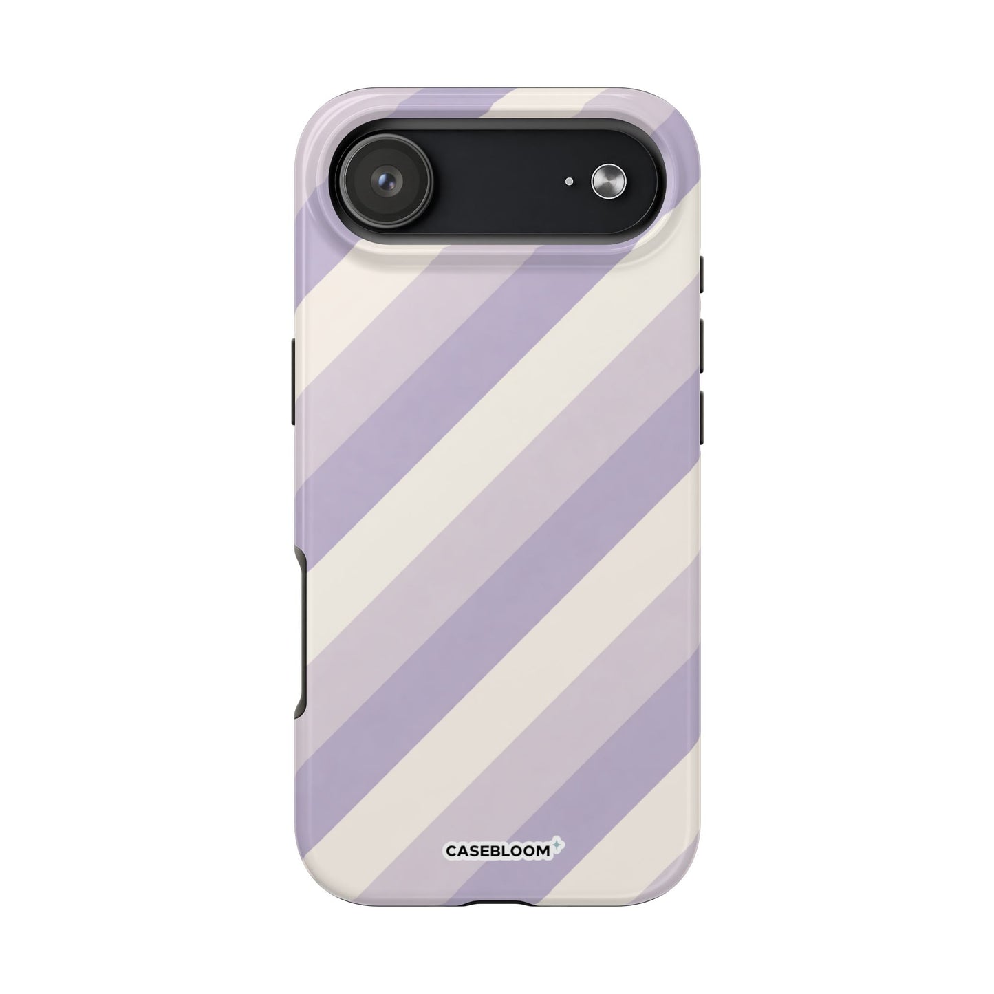 Lilac Lines Flow - iPhone Case
