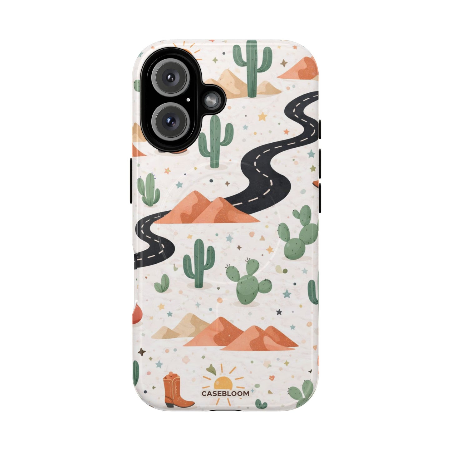 Desert Drift Road - iPhone Case