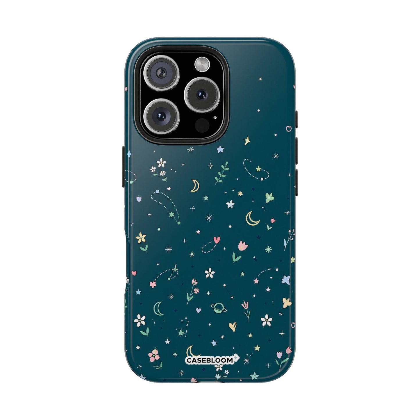 Midnight Flower Wish - iPhone Case