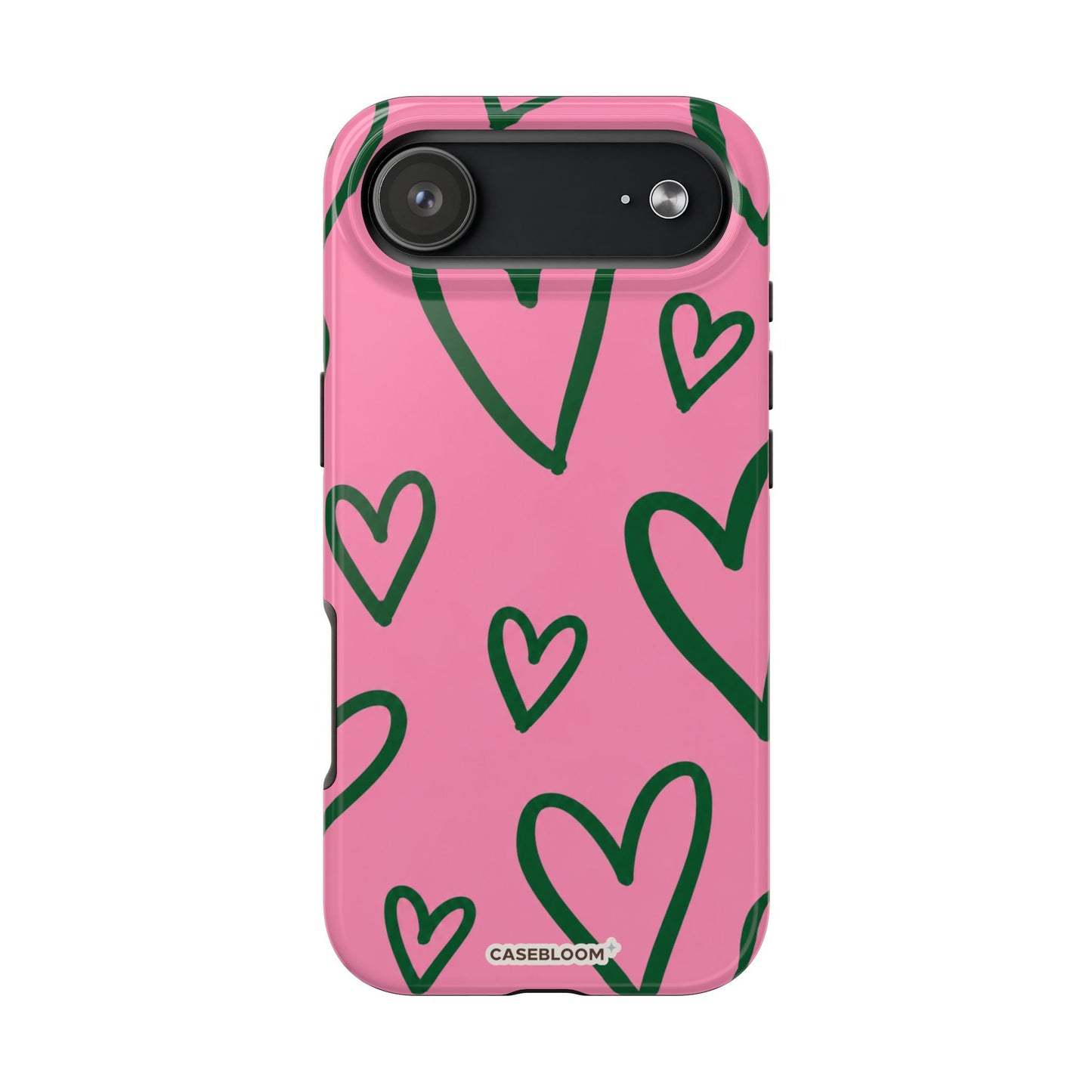Pink Hearts - iPhone Case
