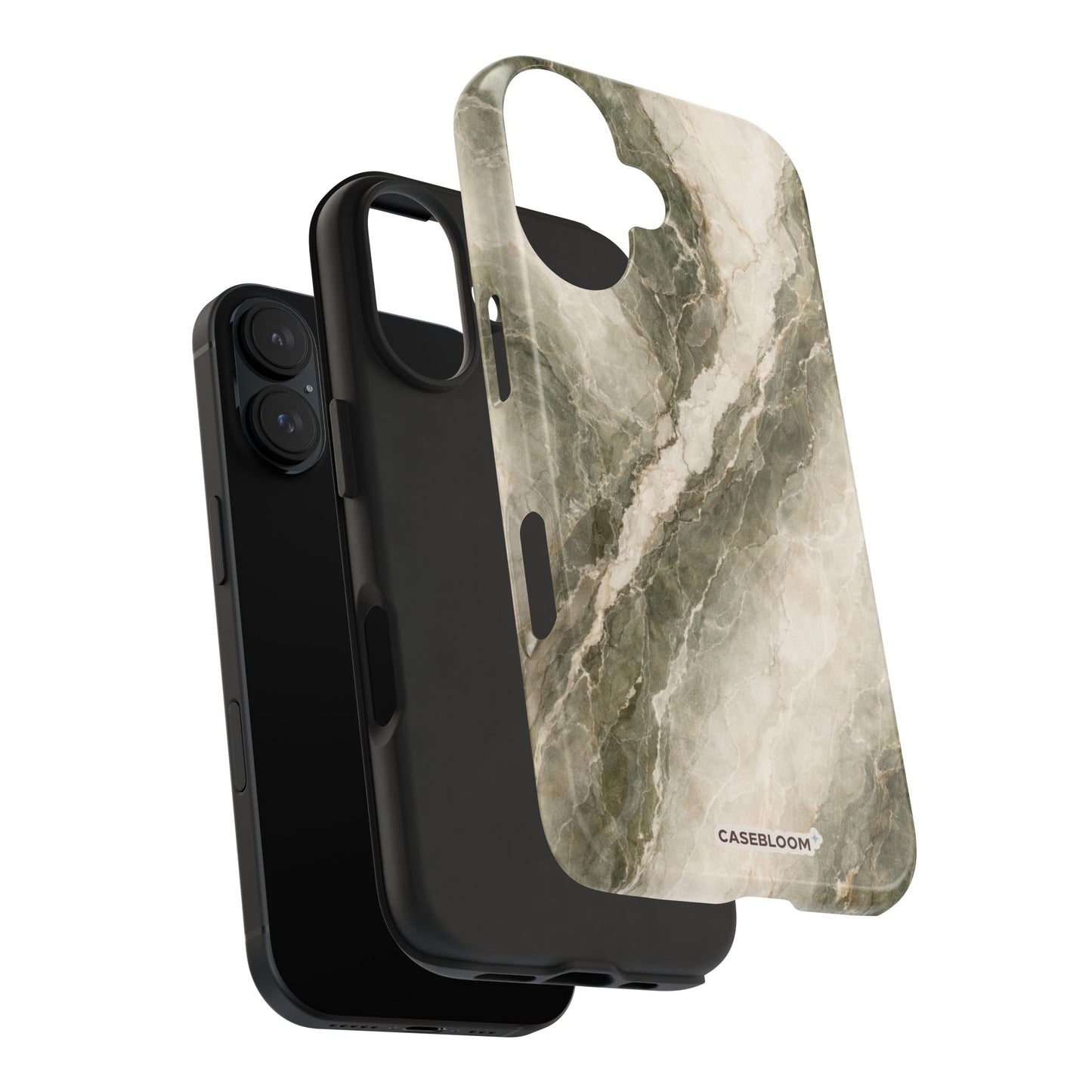 Olive Marble - iPhone Case