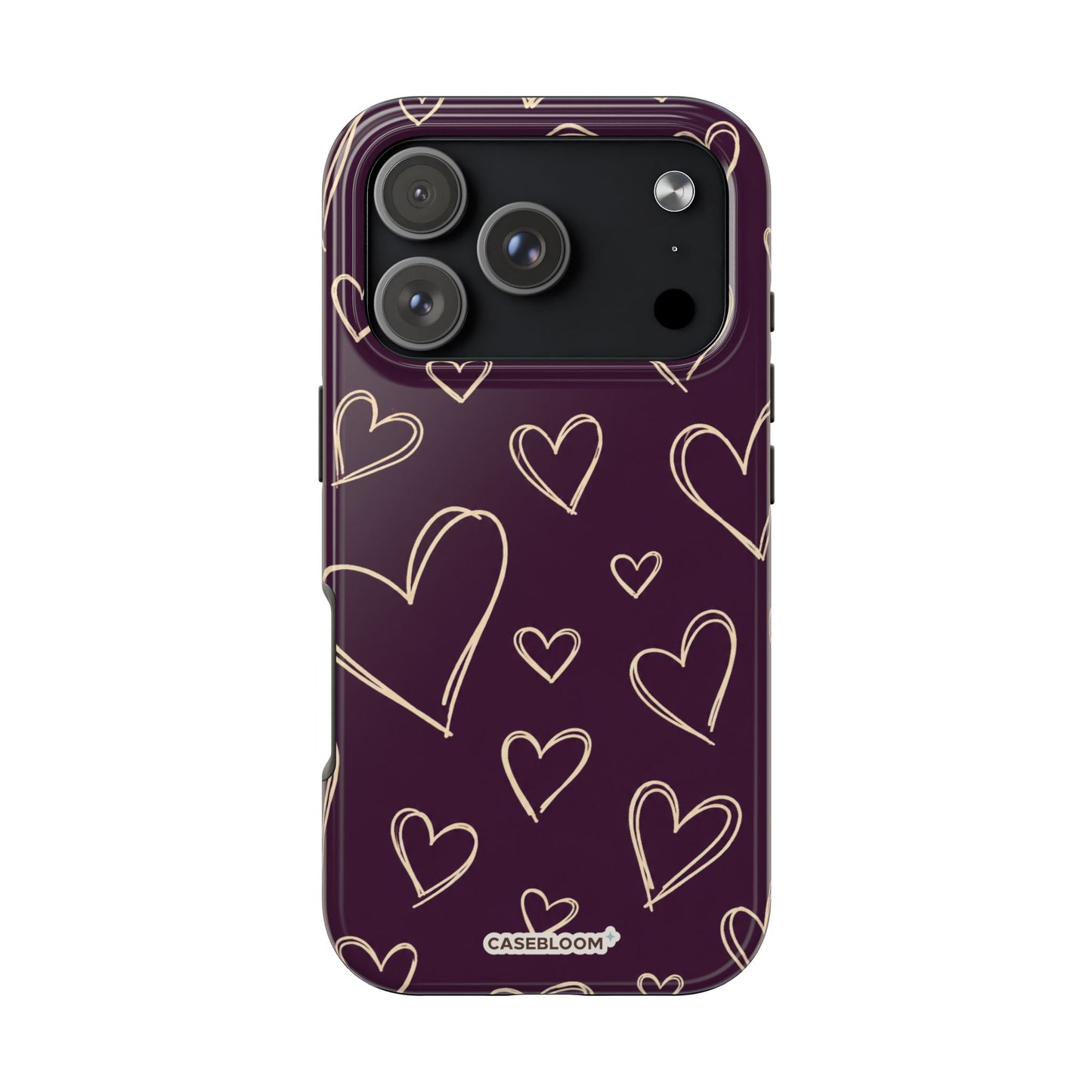 Velvet Hearts - iPhone Case