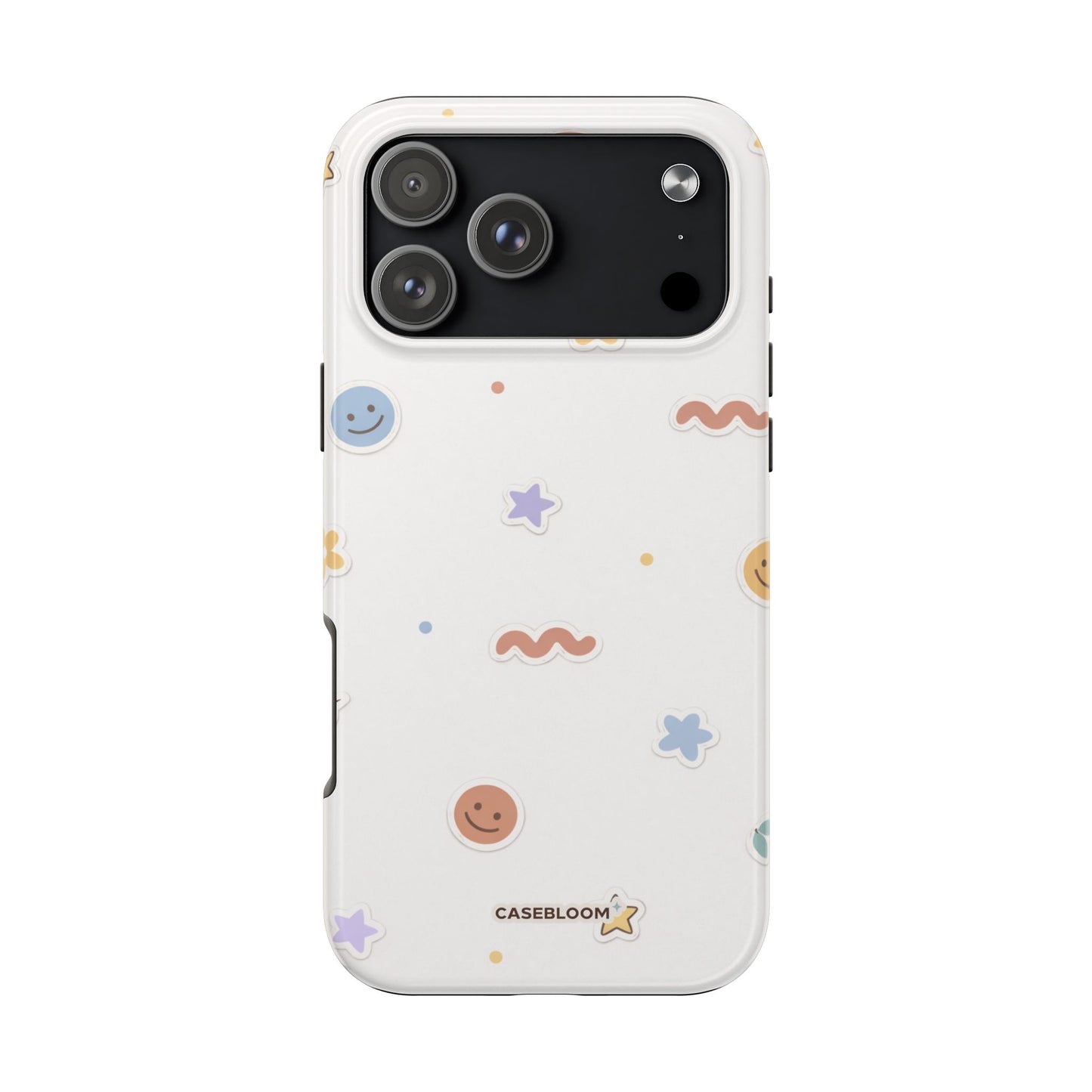 Pastel Sticker Smile - iPhone Case