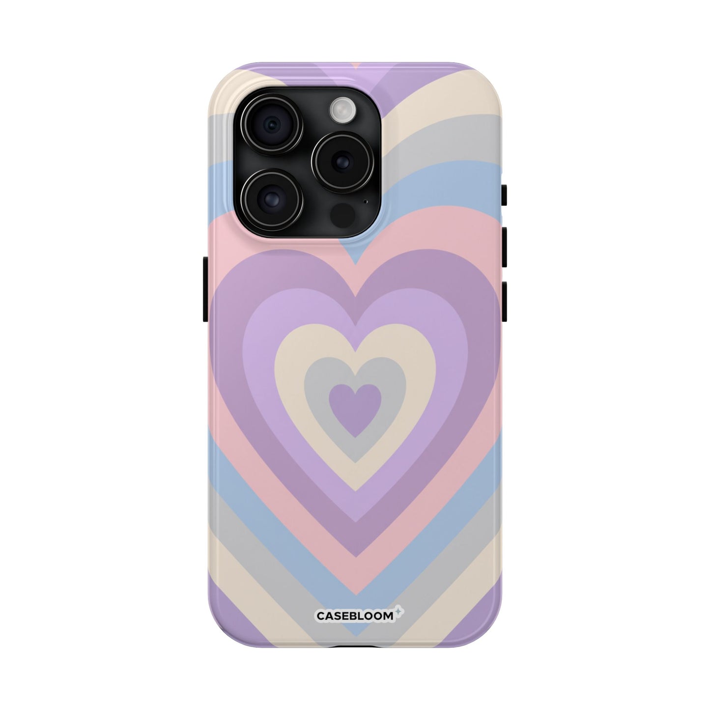 Heart Layers Lilac - iPhone Case