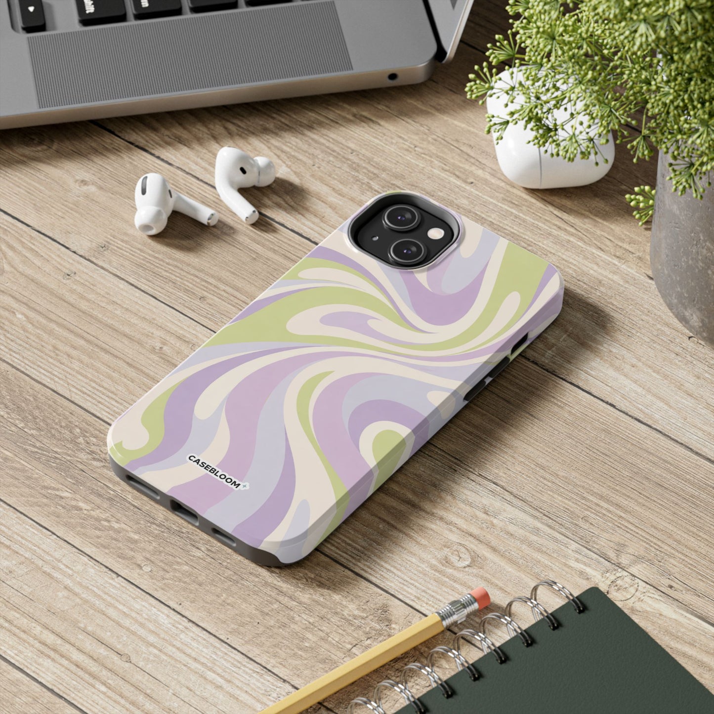Pistachio Swirl - iPhone Case