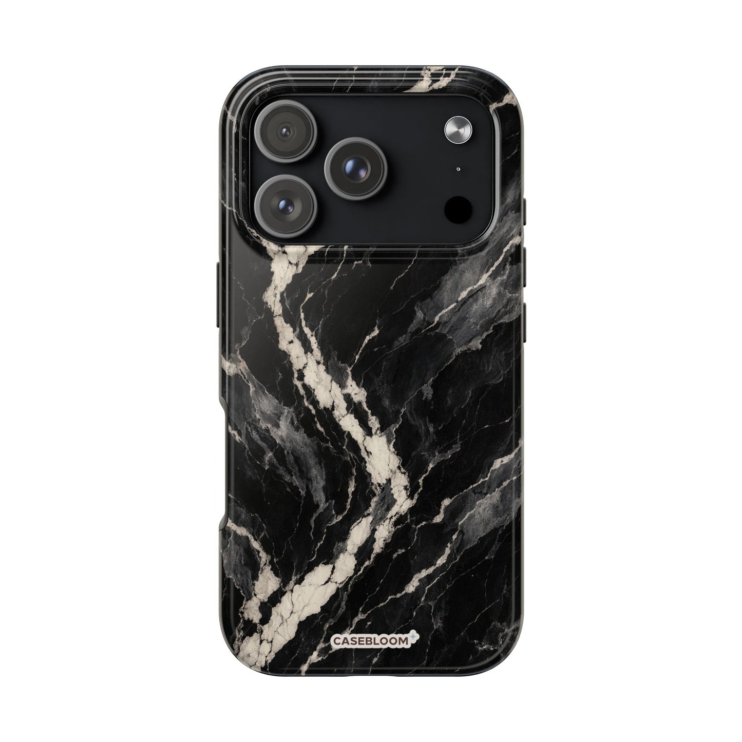 Black Marble Switch - iPhone Case