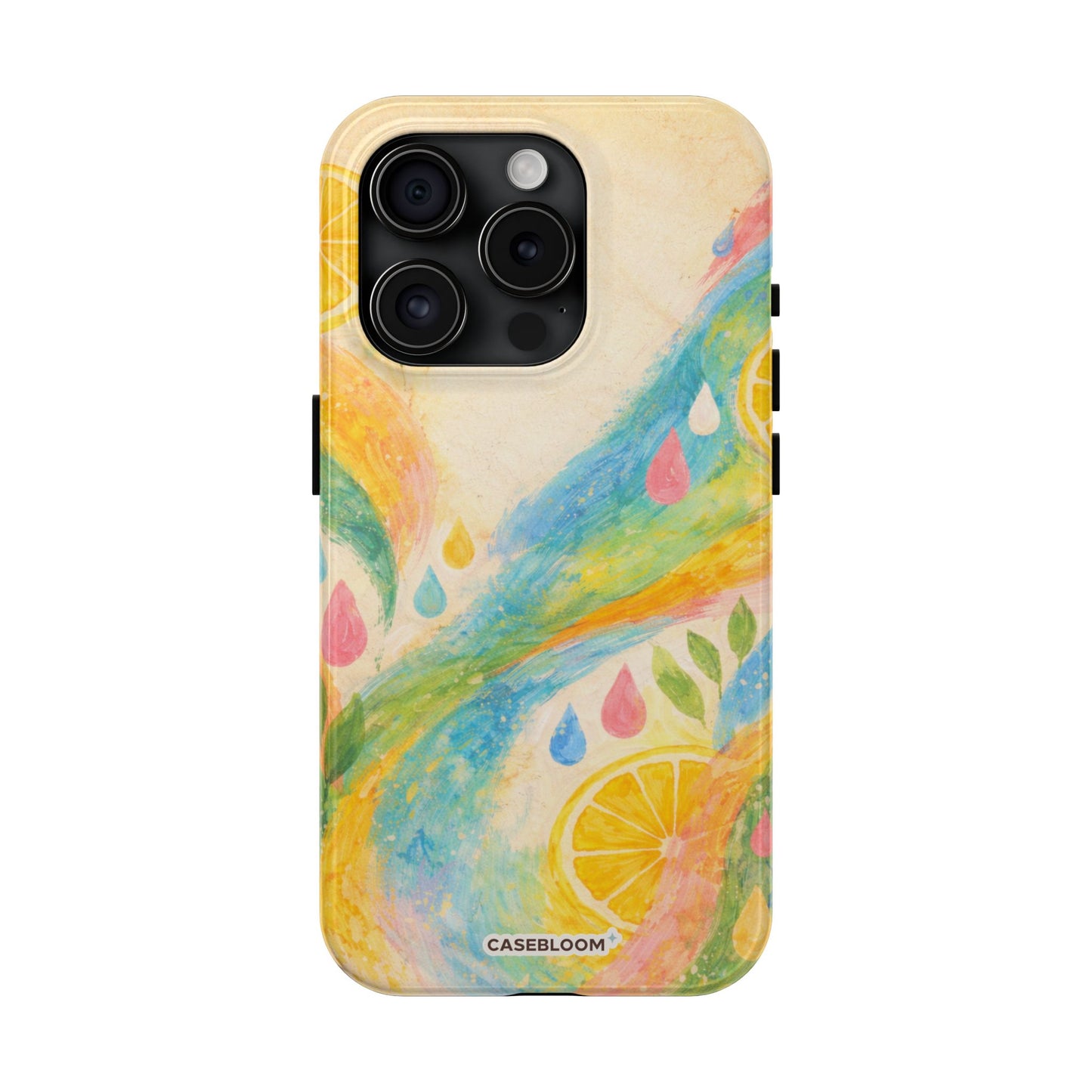 Painted Citrus Brushstroke - iPhone Case