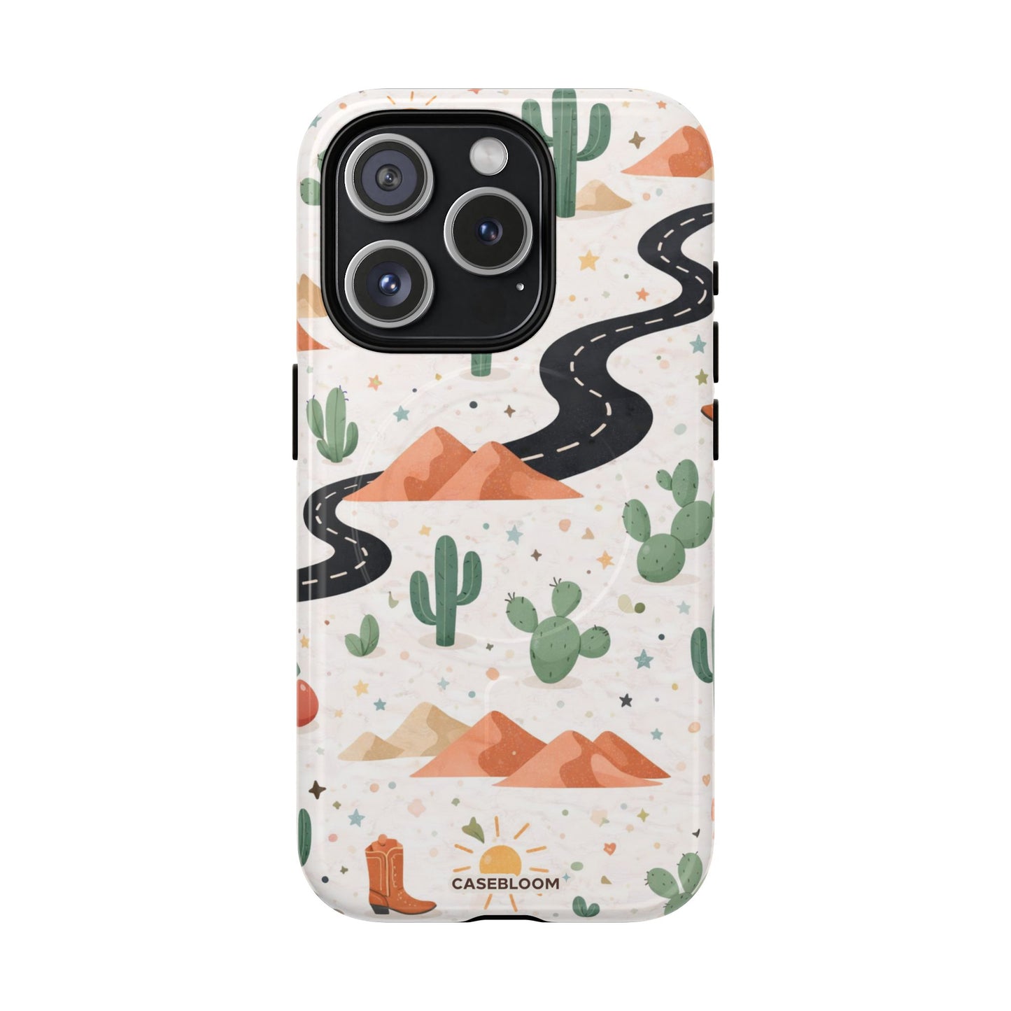 Desert Drift Road - iPhone Case