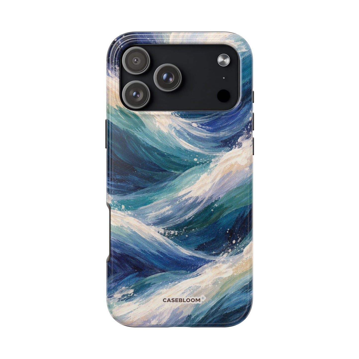 Ocean Wave Brushstroke - iPhone Case