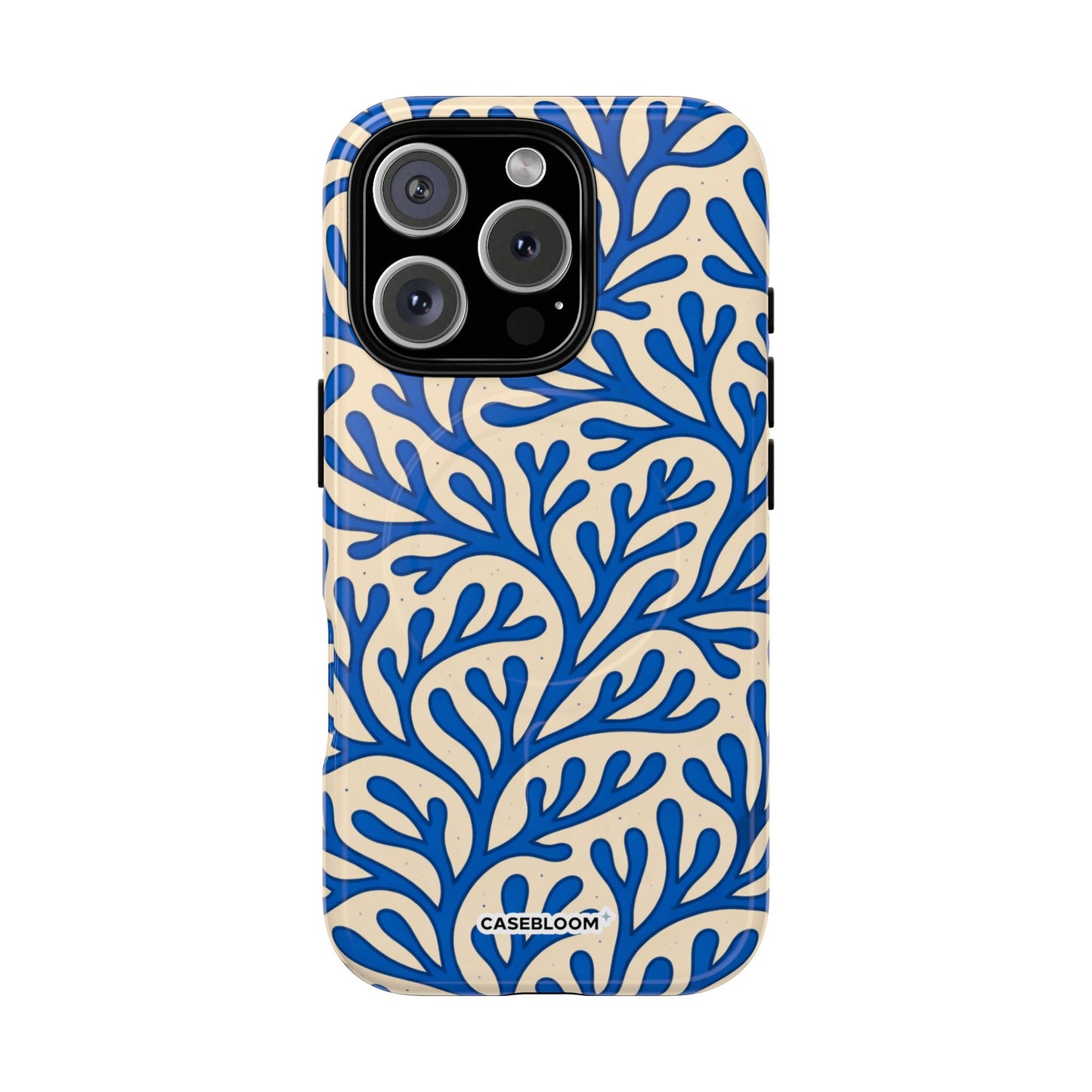 Blue Coral Coastal - iPhone Case