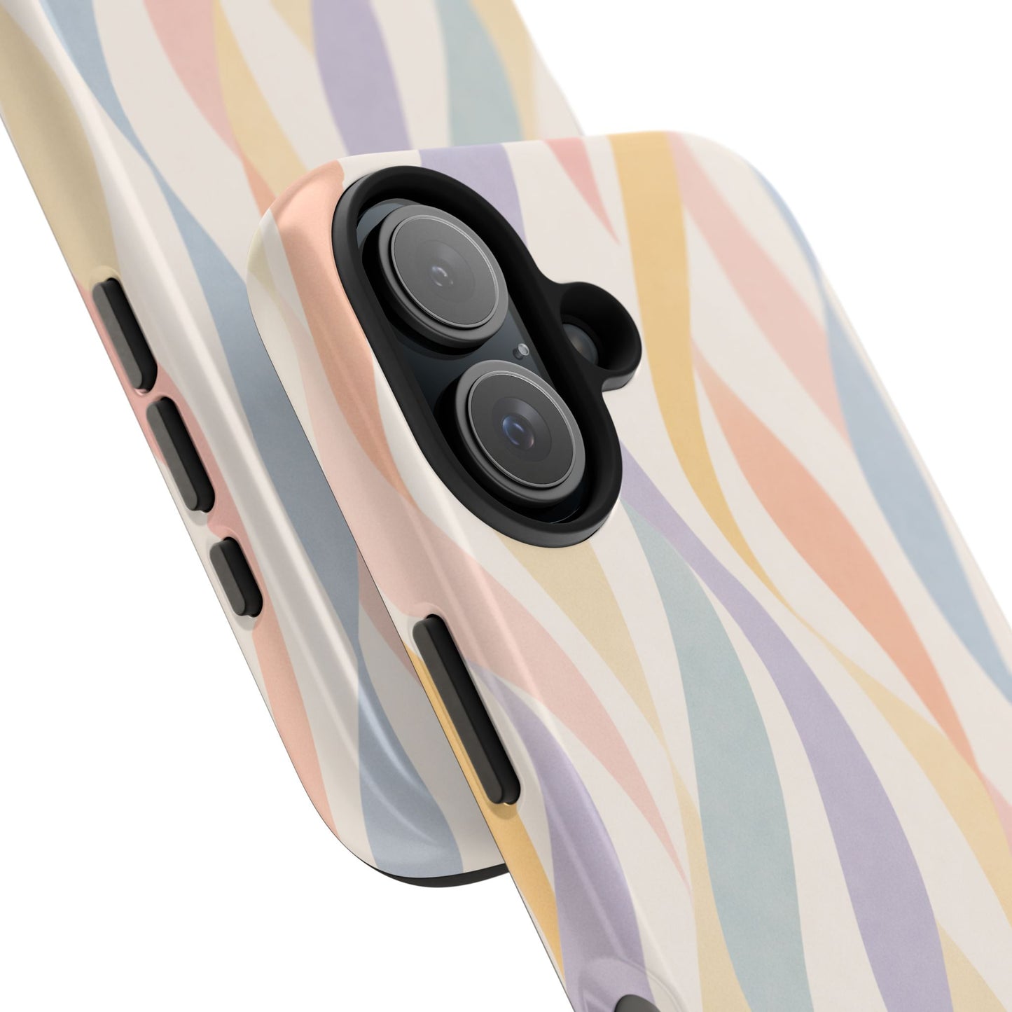 Pastel Wavy Bloom - iPhone Case
