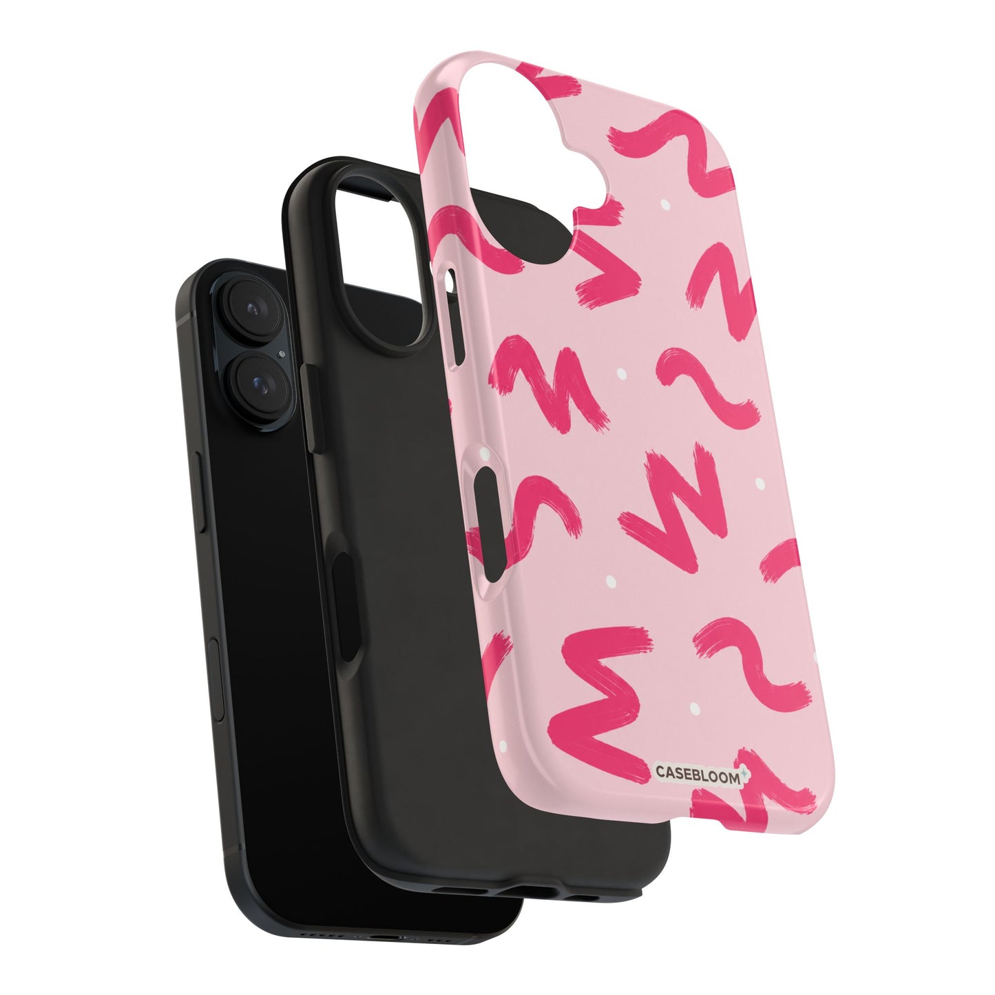 Bubblegum Squiggle - iPhone Case