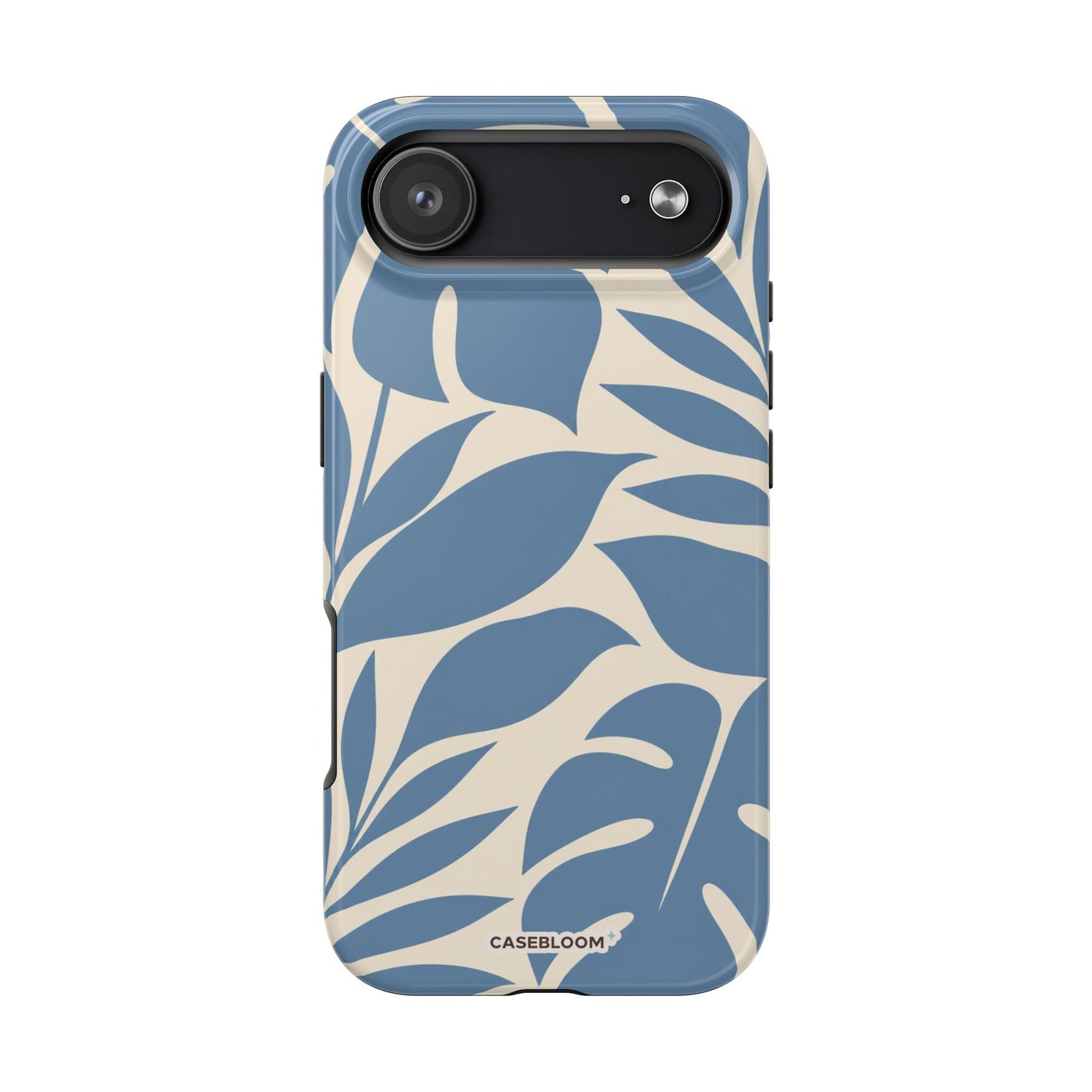 Misty Blue Botanica - iPhone Case