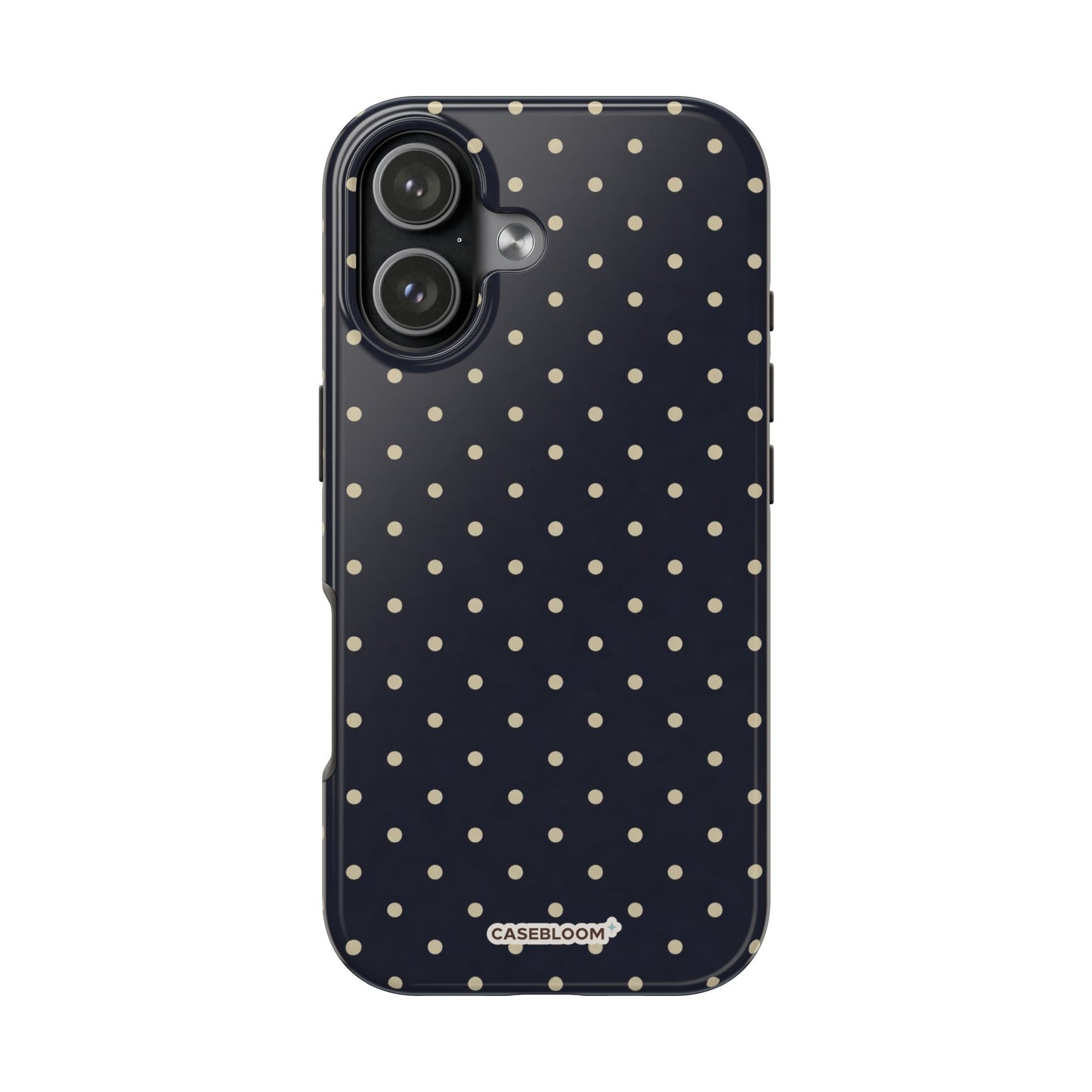 Midnight Blue Mini Dot - iPhone Case