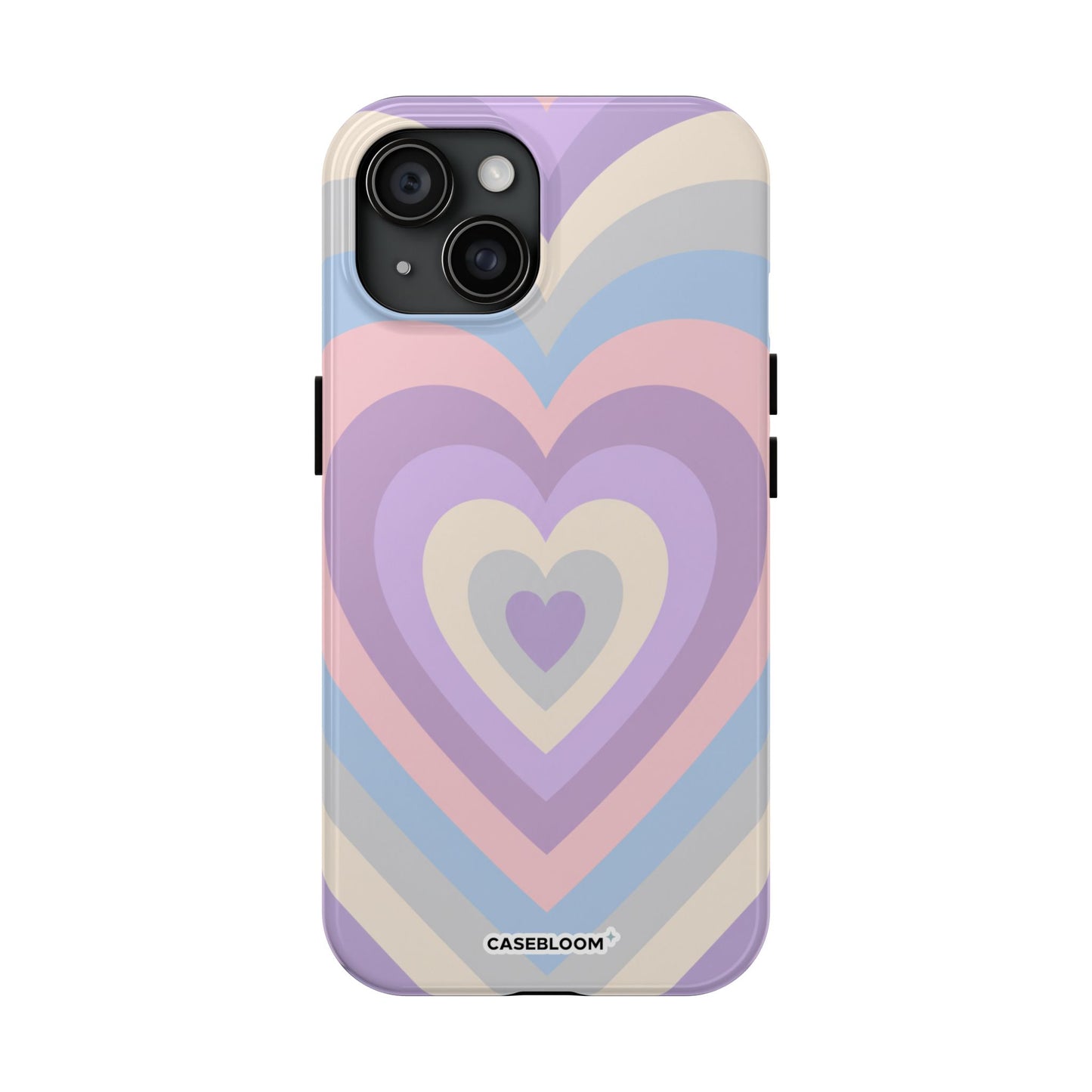 Heart Layers Lilac - iPhone Case