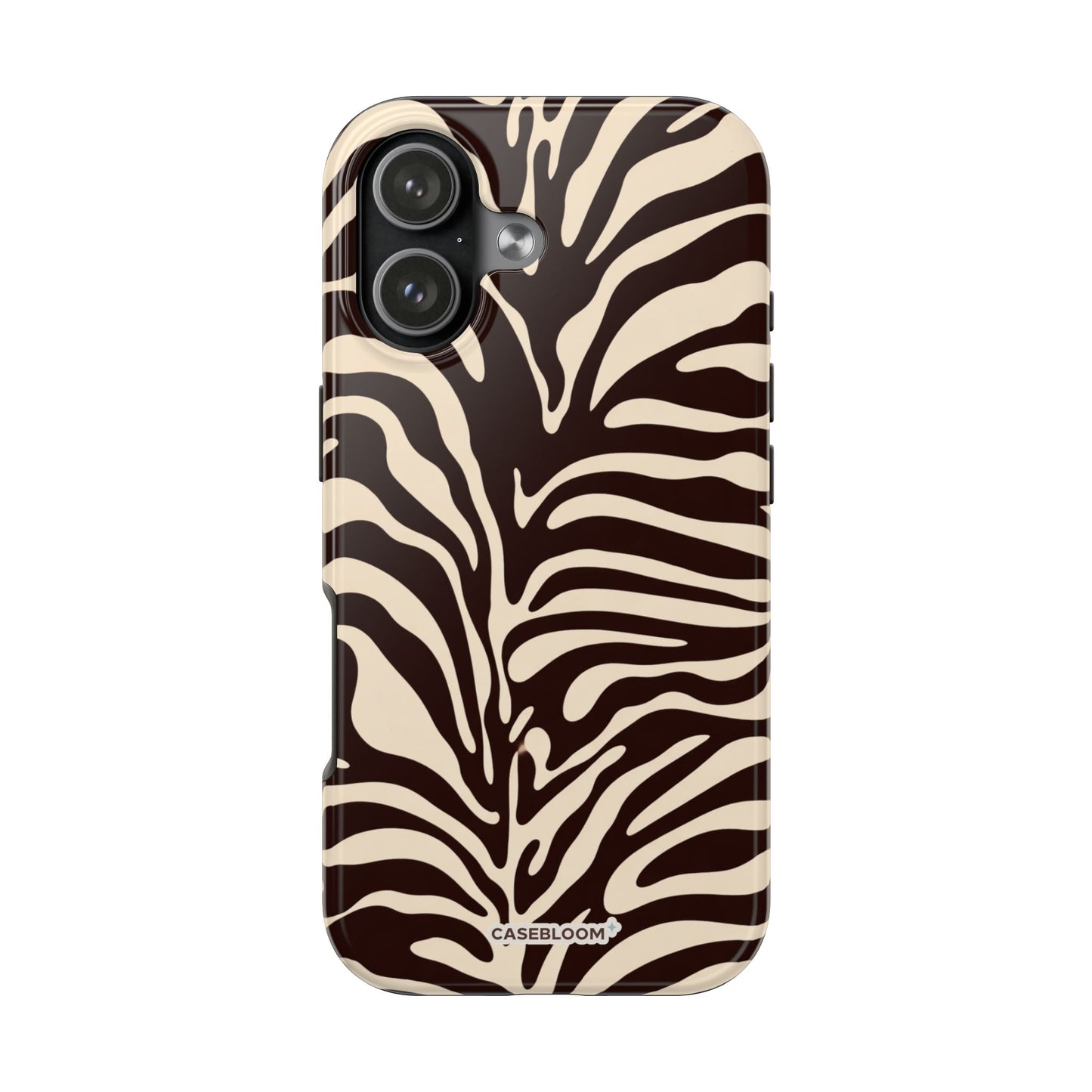 Wild Brown Zebra - iPhone Case