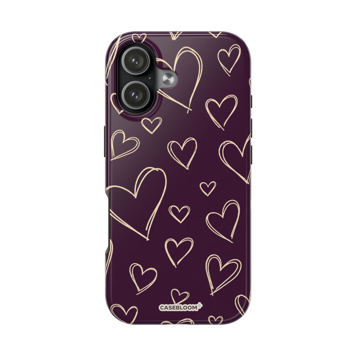 Velvet Hearts - iPhone Case