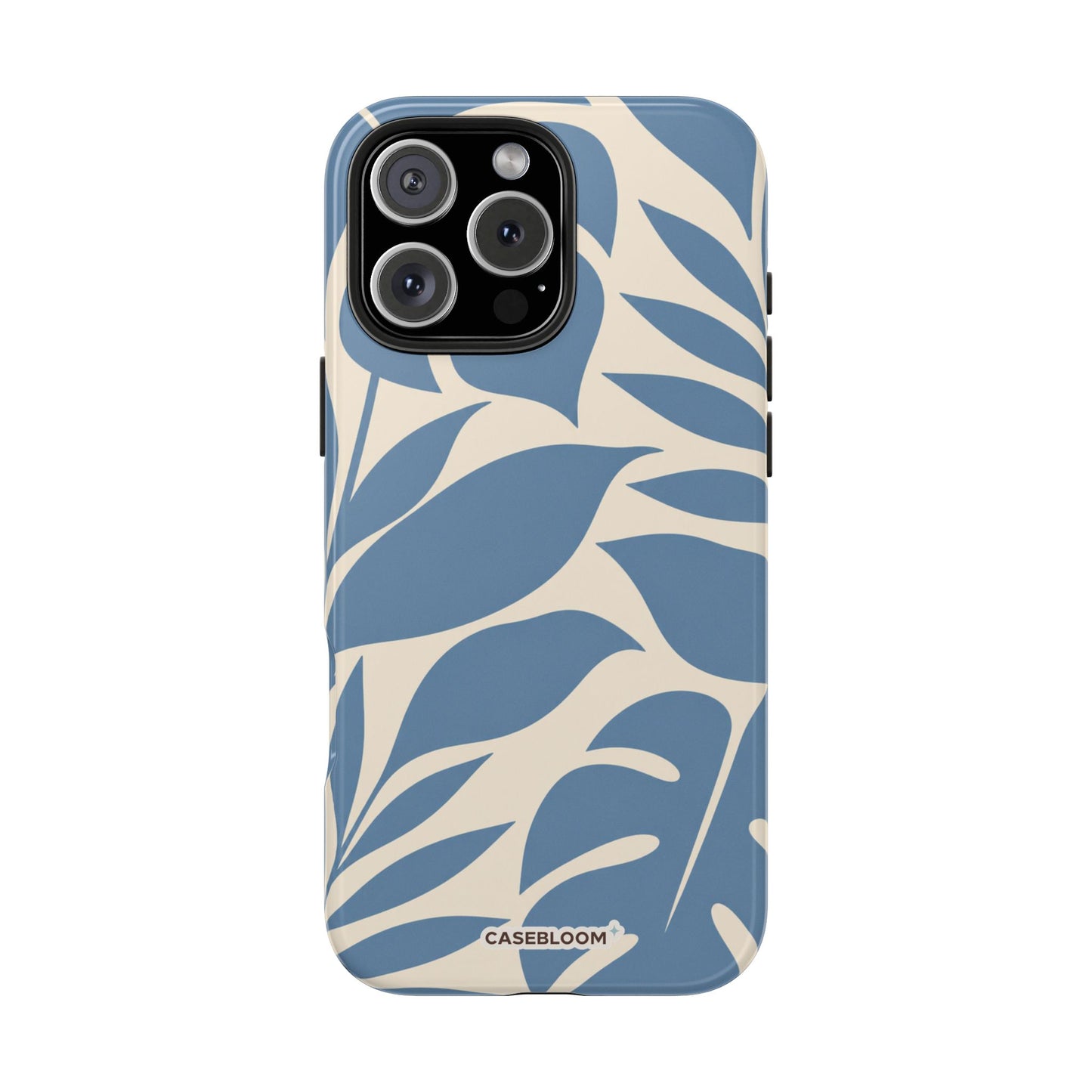 Misty Blue Botanica - iPhone Case