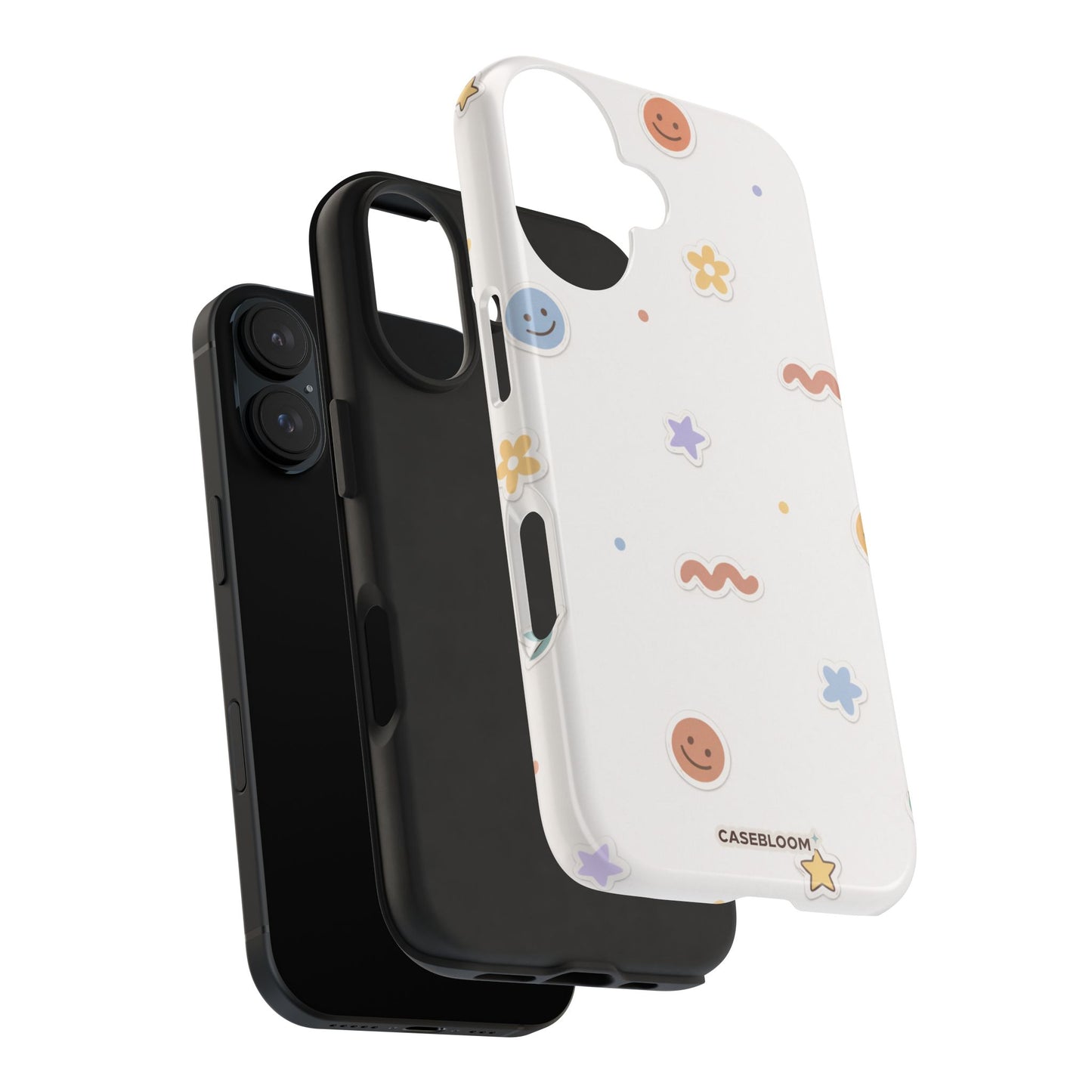 Pastel Sticker Smile - iPhone Case