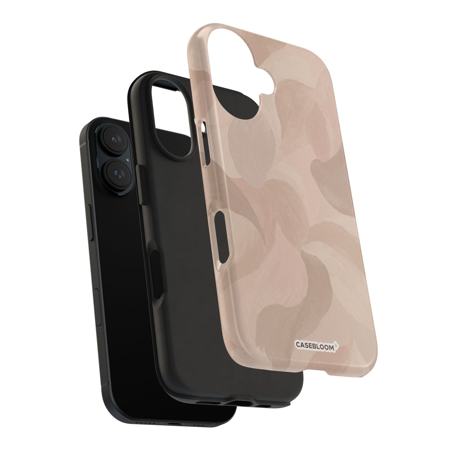 Nude Twist Petals - iPhone Case