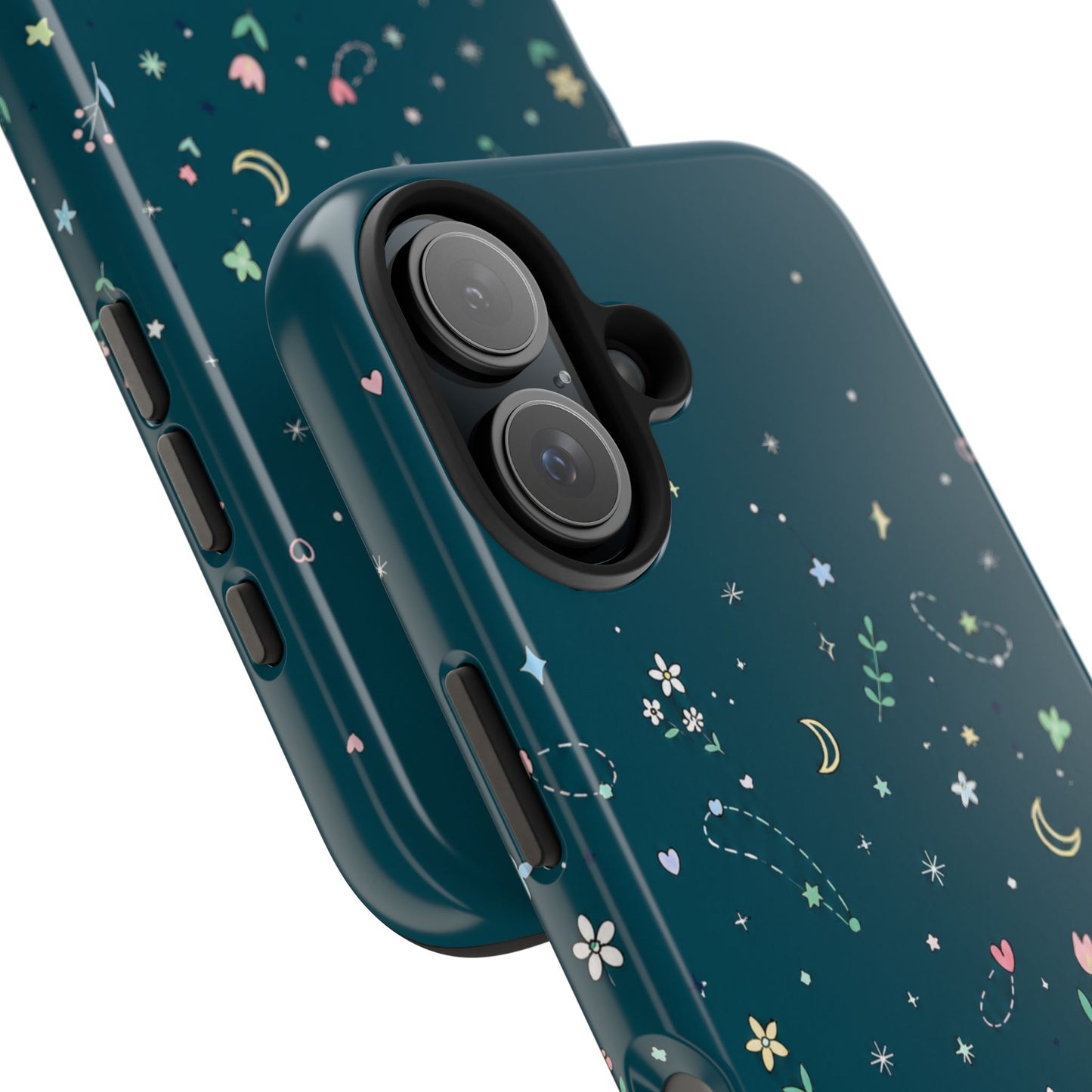 Midnight Flower Wish - iPhone Case