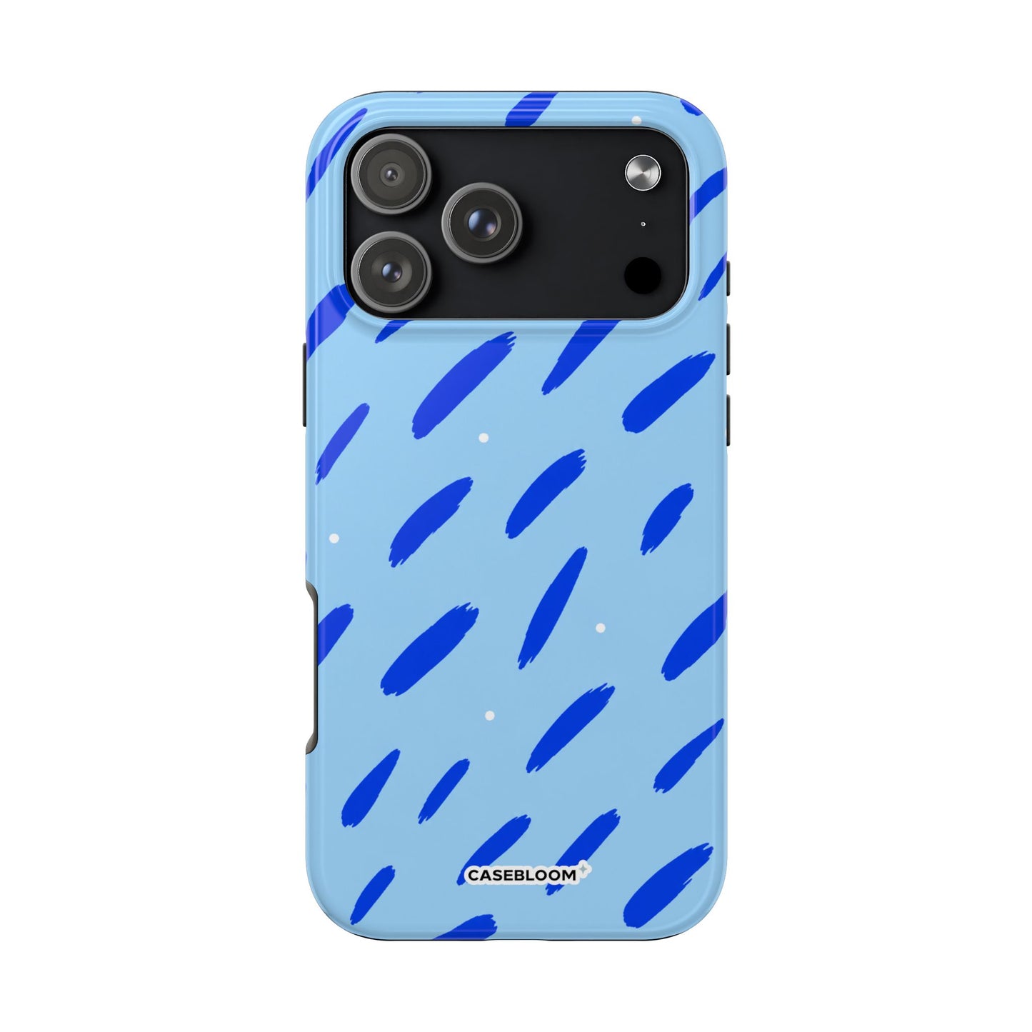 Blue Brush Pop - iPhone Case