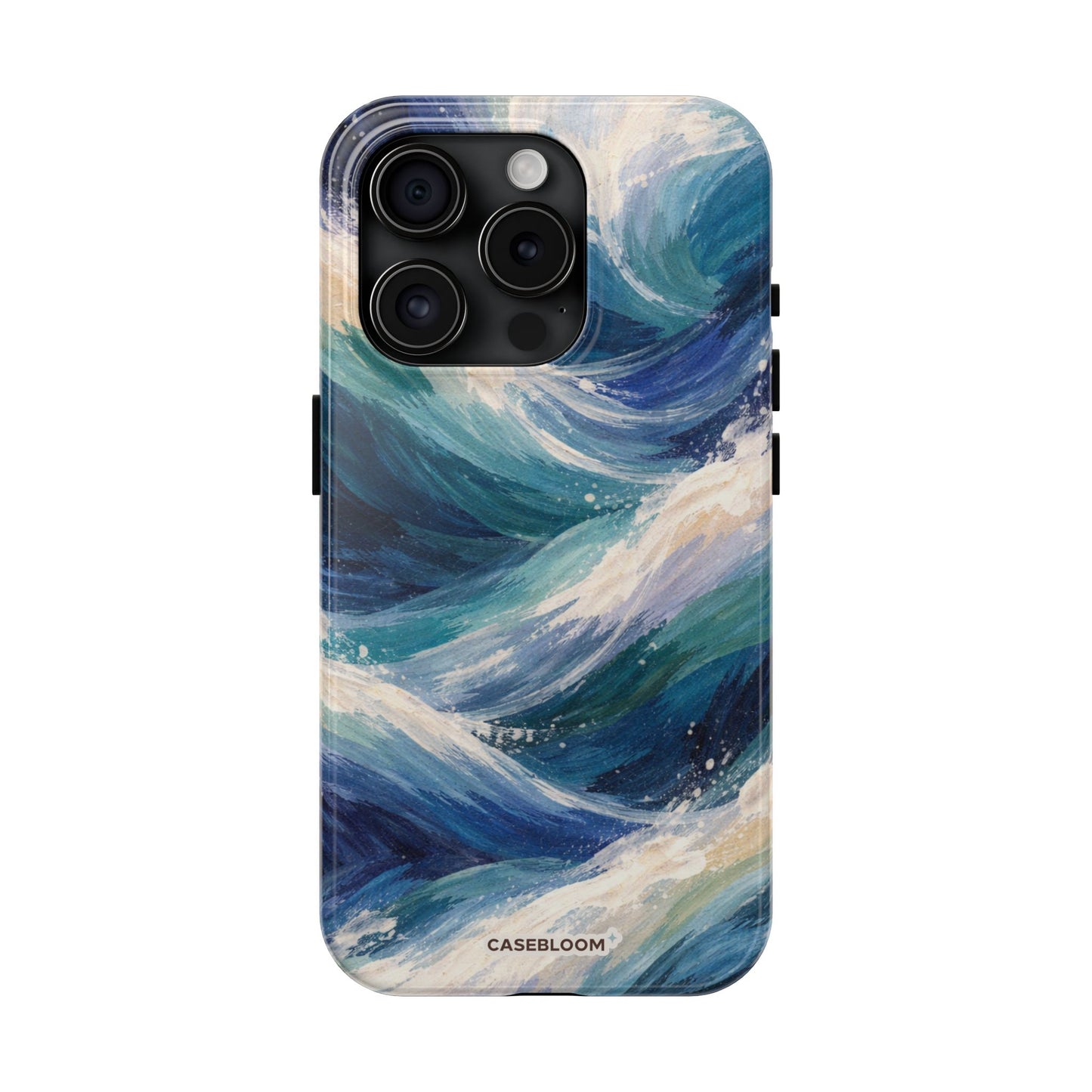 Ocean Wave Brushstroke - iPhone Case