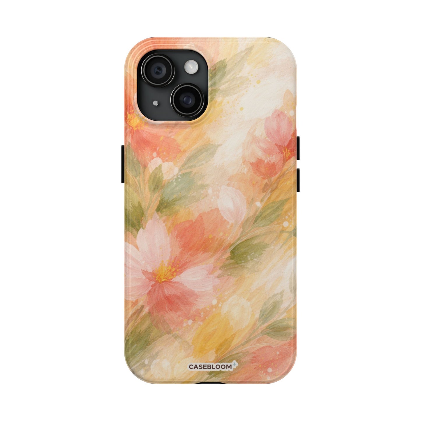 Peach Meadow Brushstroke - iPhone Case