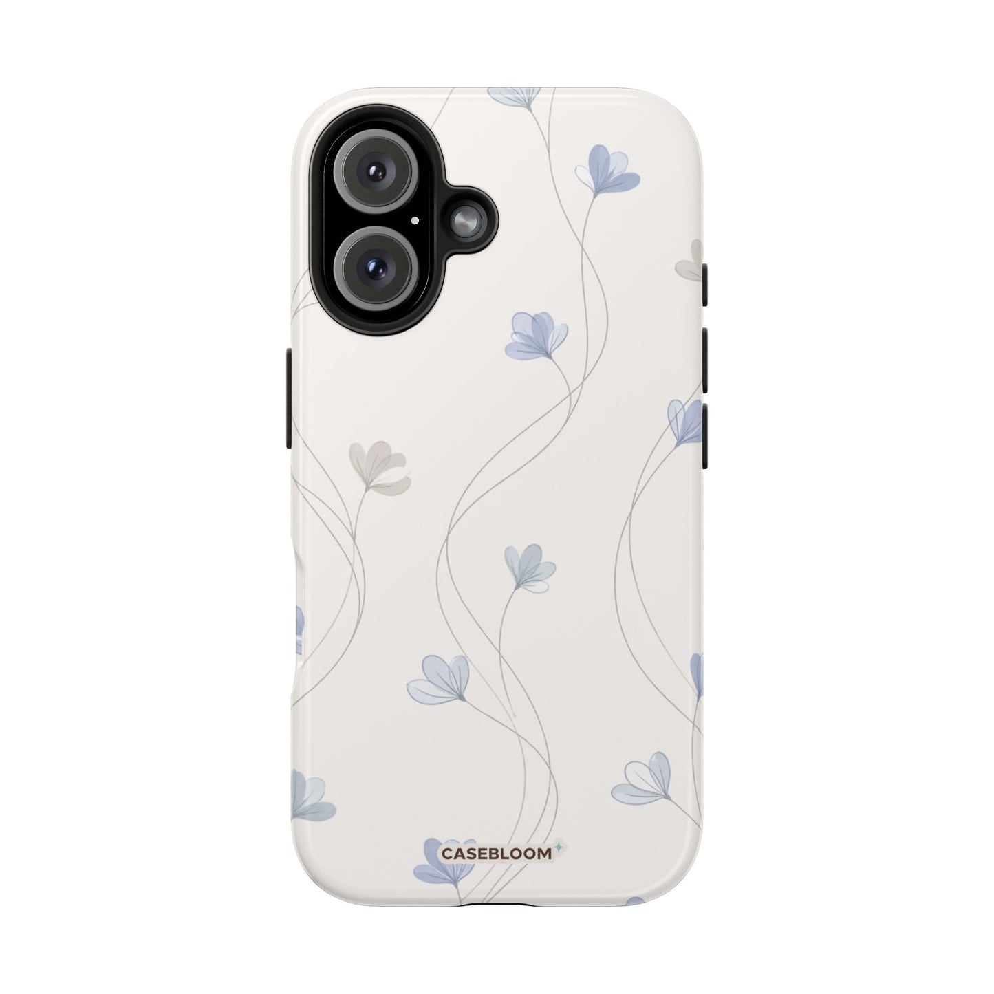 Blue Petal Vine - iPhone Case