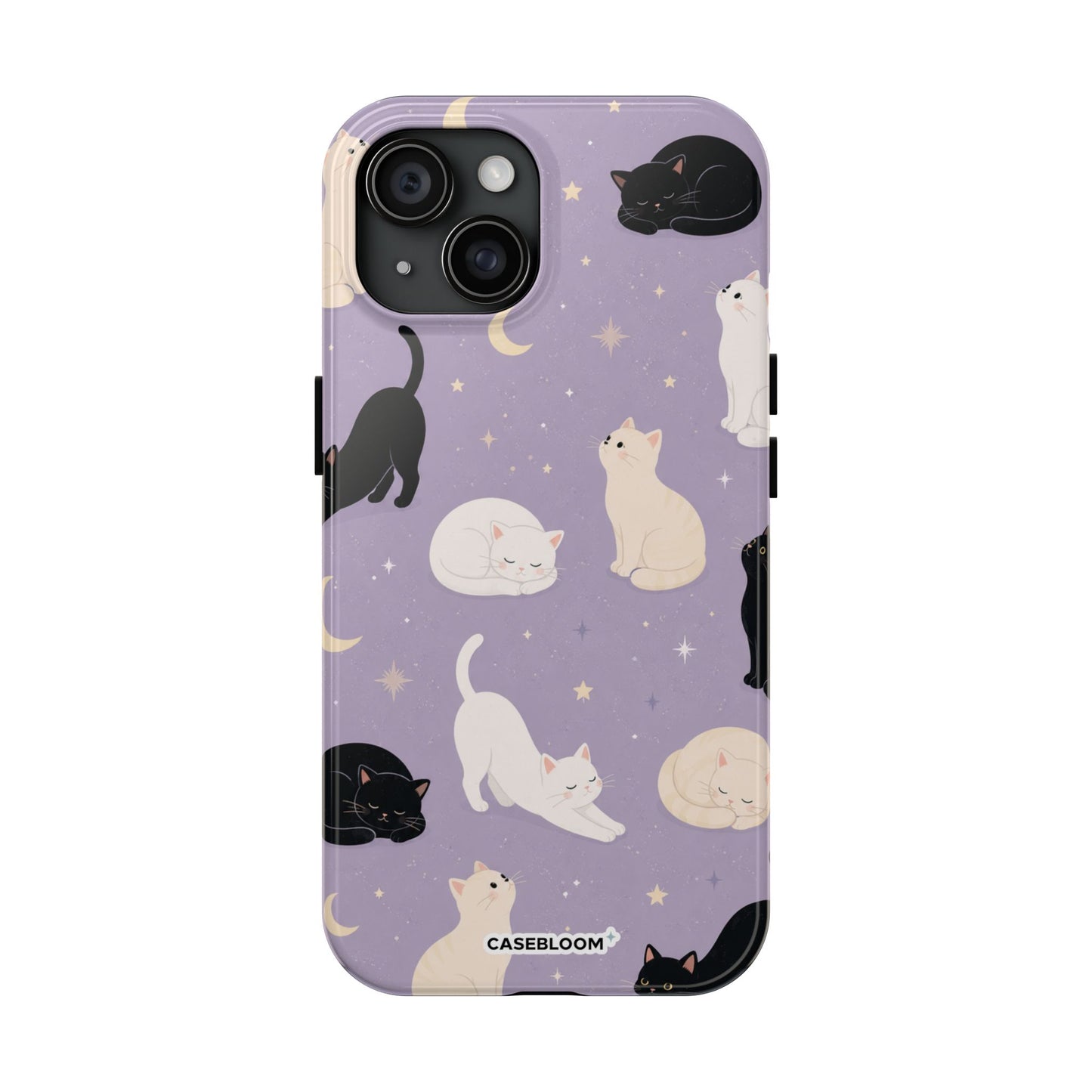 Moonlit Cats - iPhone Case