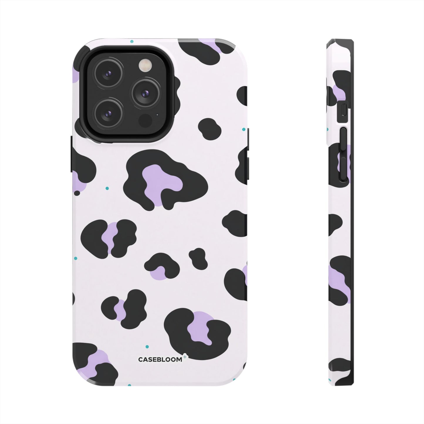 Lilac Leopard - iPhone Case