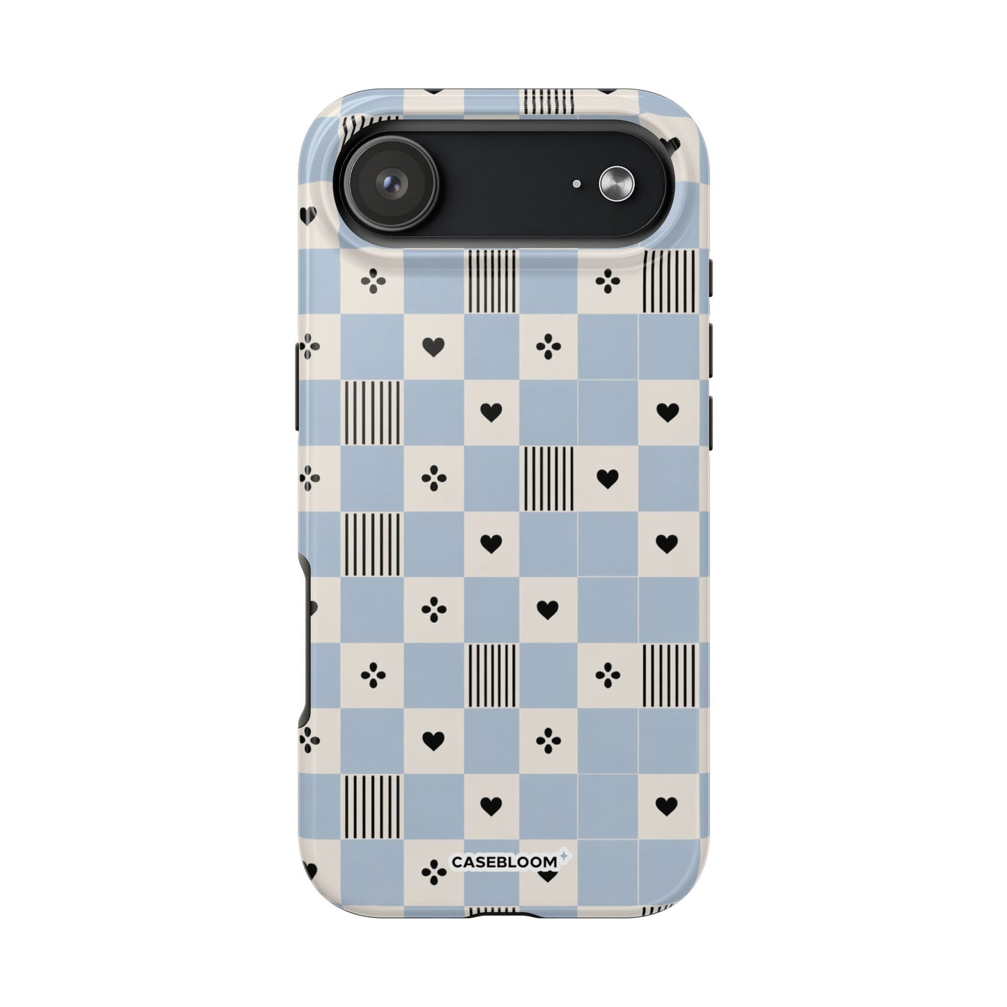 Powder Blue Heart - iPhone Case