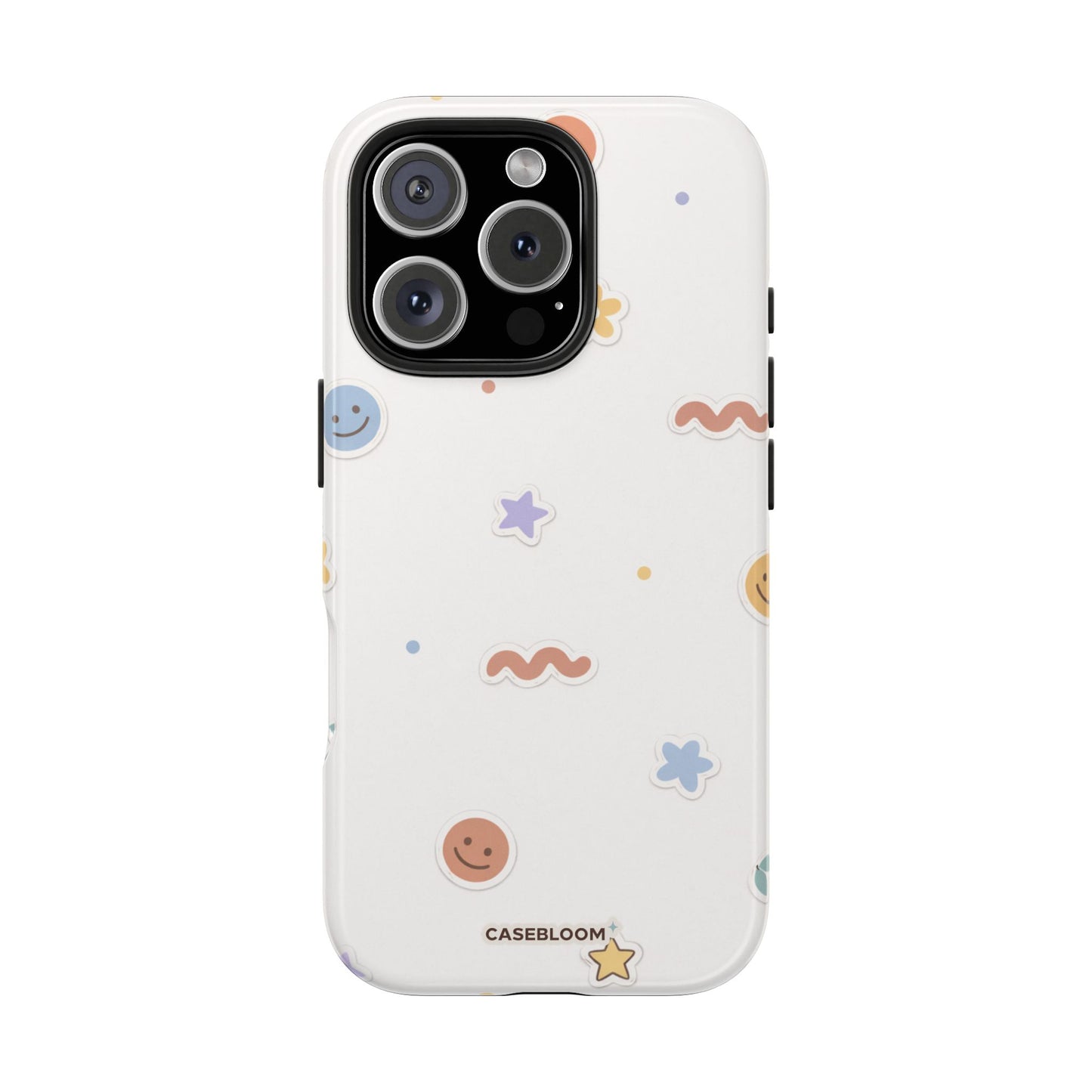 Pastel Sticker Smile - iPhone Case