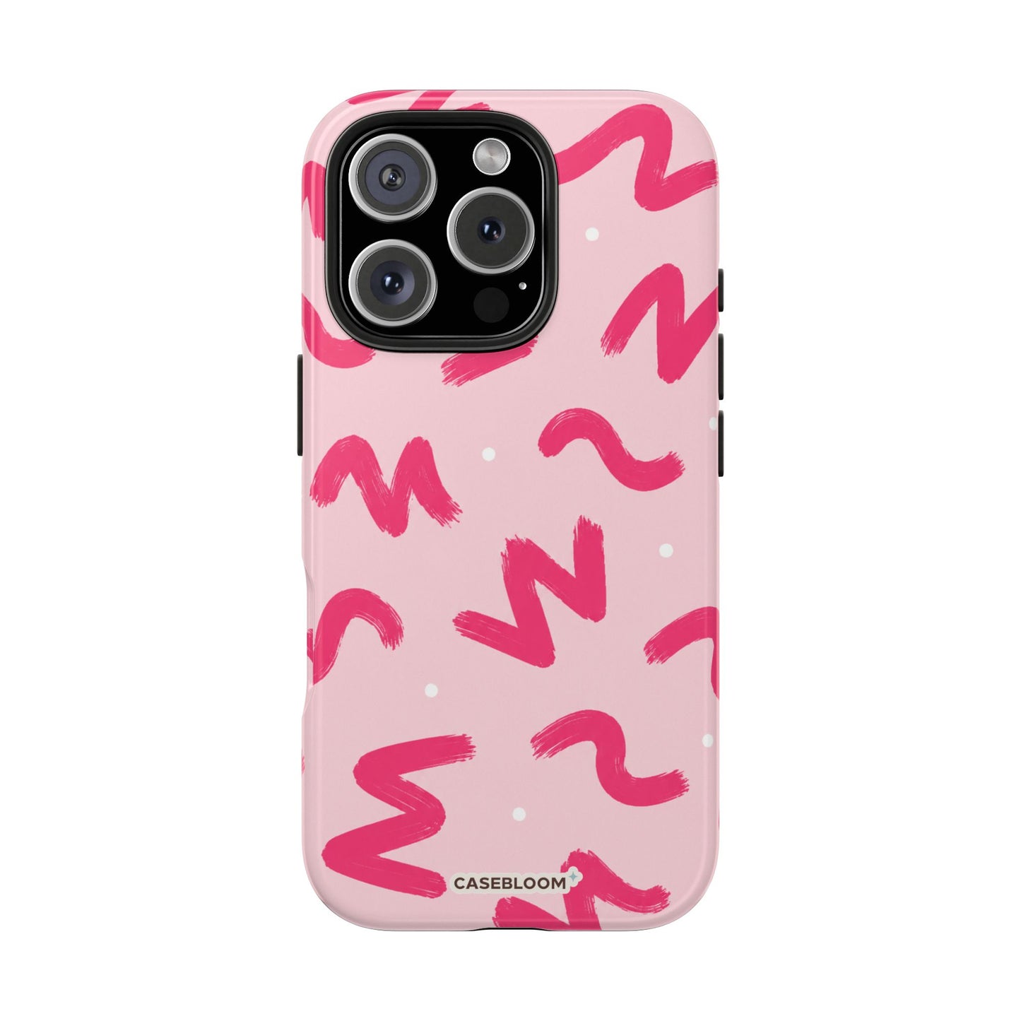Bubblegum Squiggle - iPhone Case