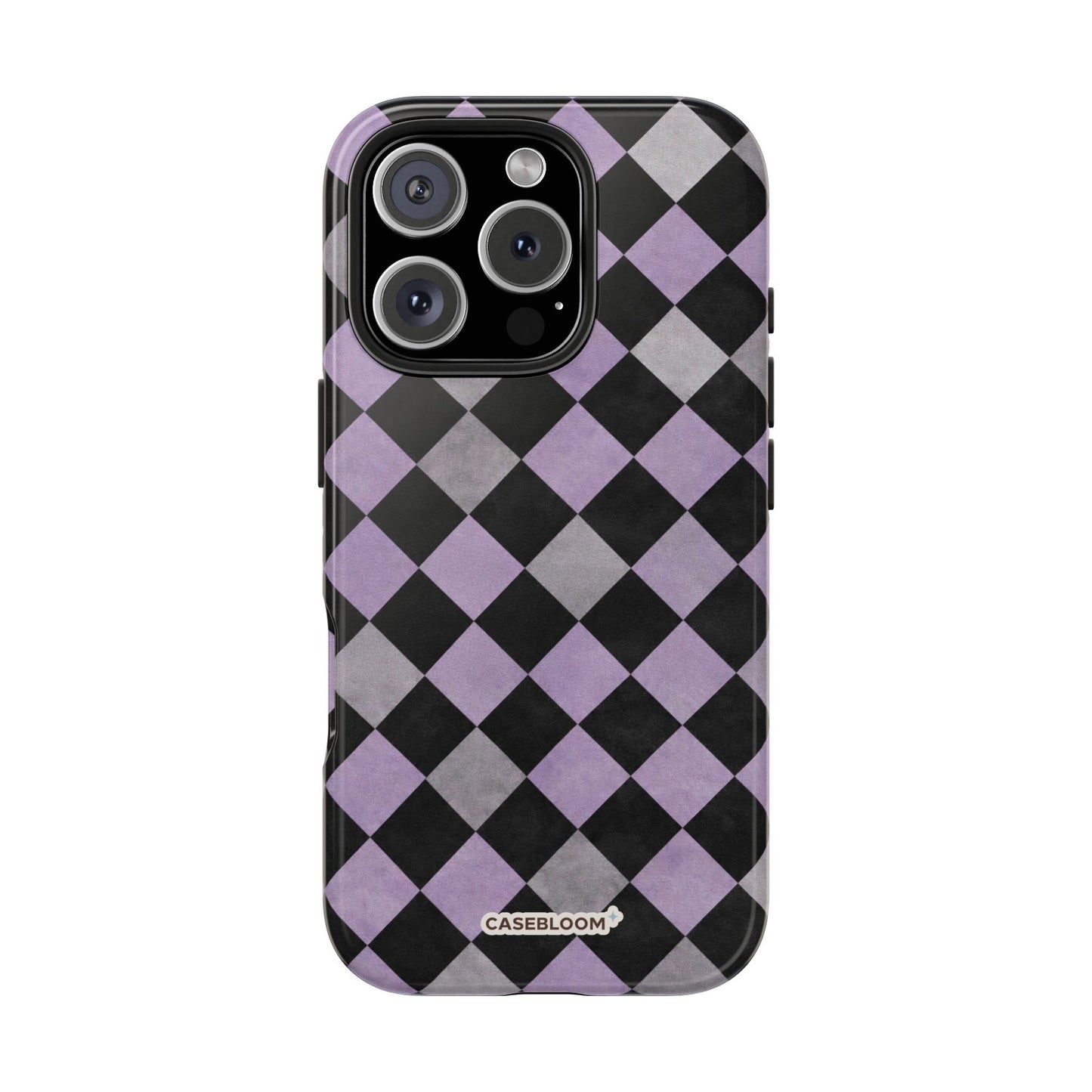 Lilac Argyle - iPhone Case