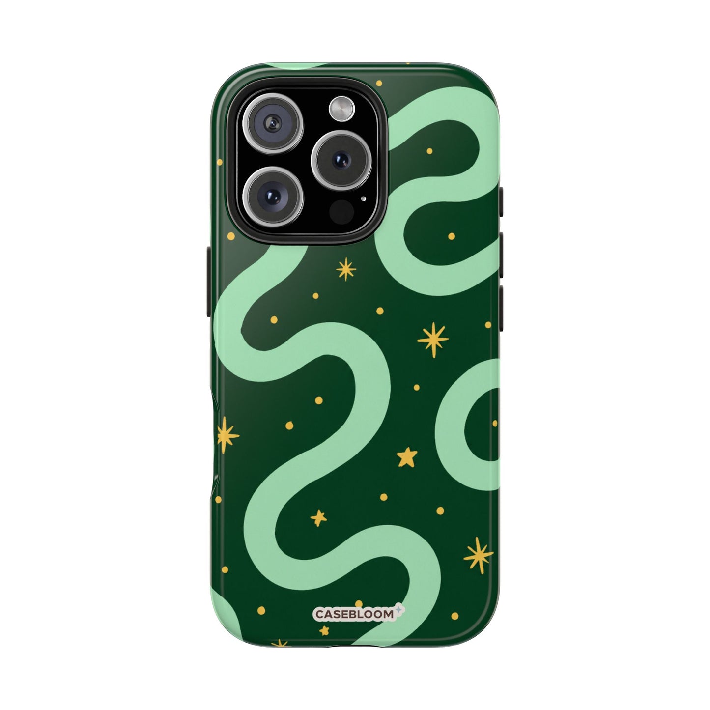 Midnight Mint Glow - iPhone Case