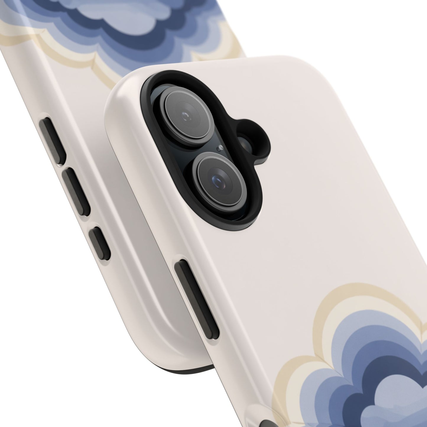 Blue Retro Cloud - iPhone Case